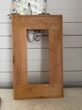 Solid wood frame will get art and makeover