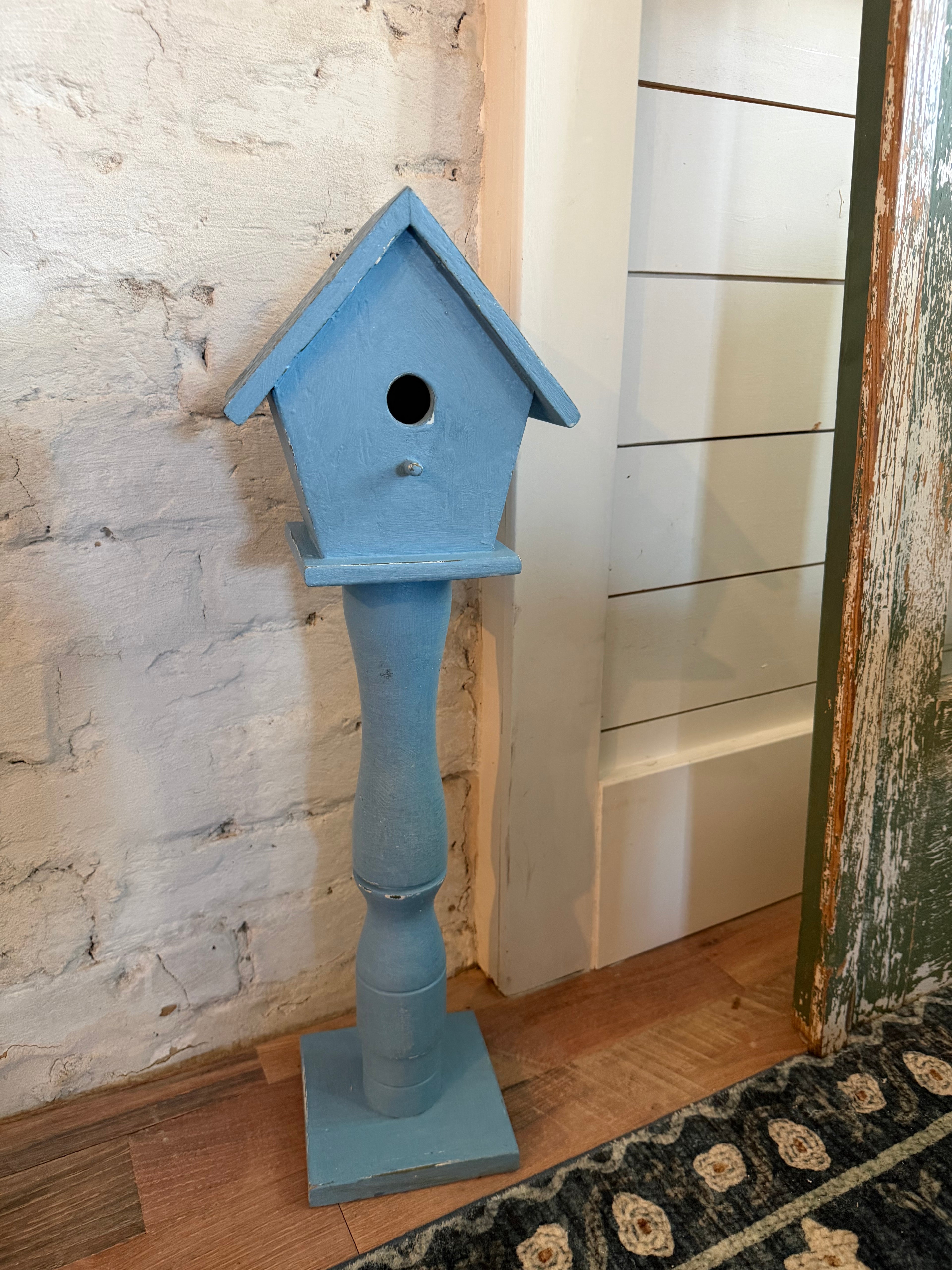 Tall Hand painted Birdhouse