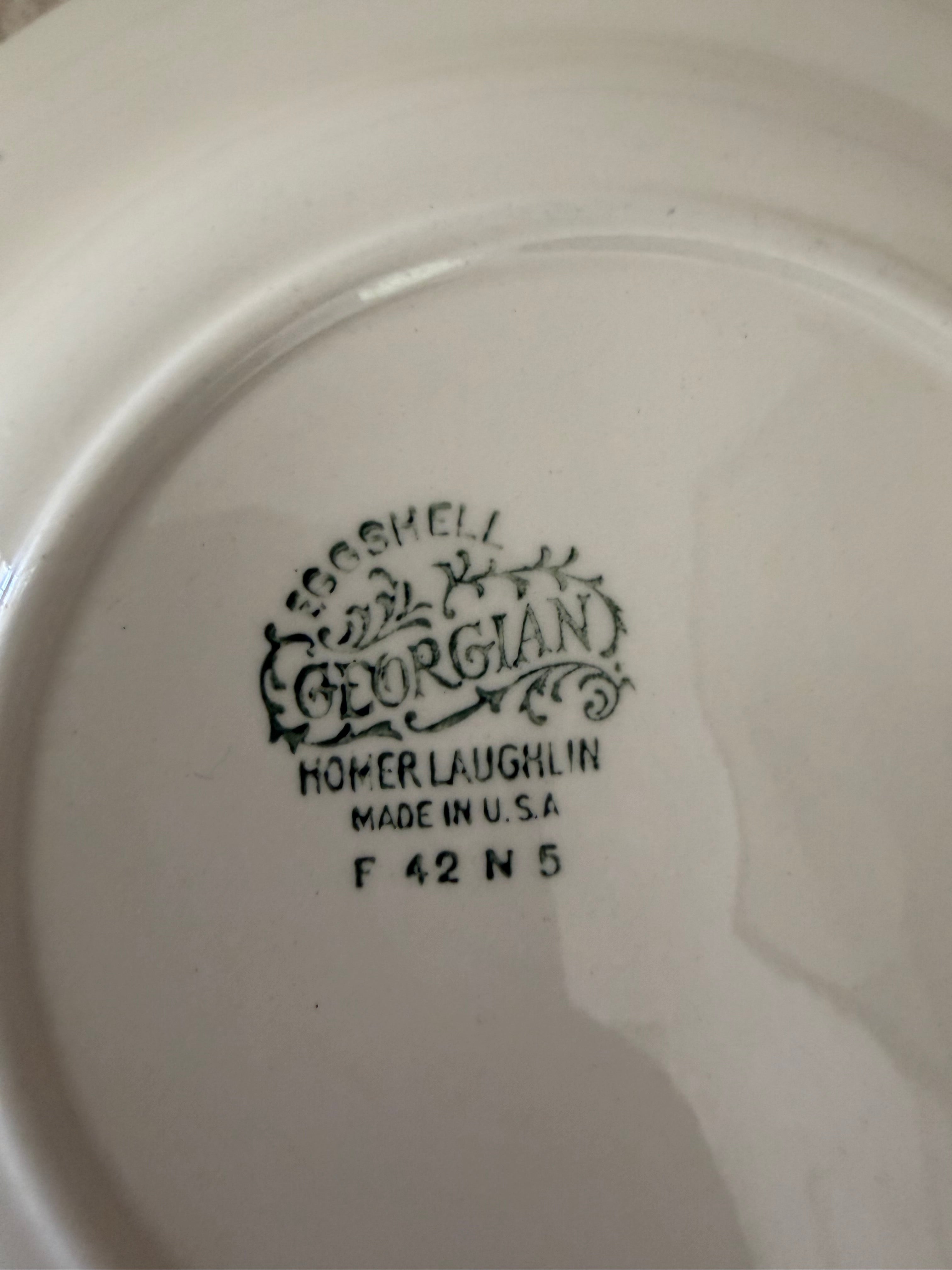 Vintage Homer Laughlin Eggshell Georgian Bowl w/gold trim