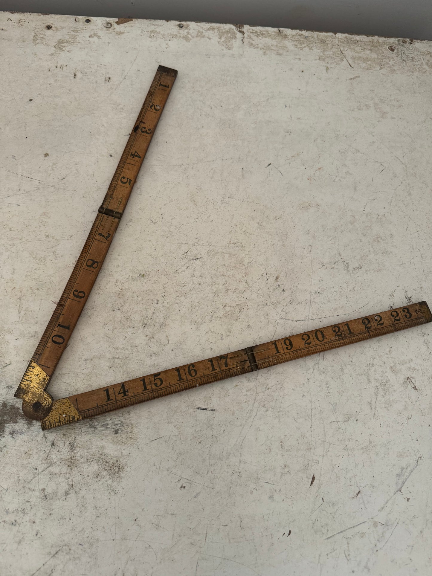 Vintage 1930's RABONE Retractable Two Foot Ruler Made in England