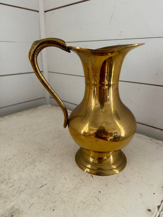 Vintage Brass Pitcher