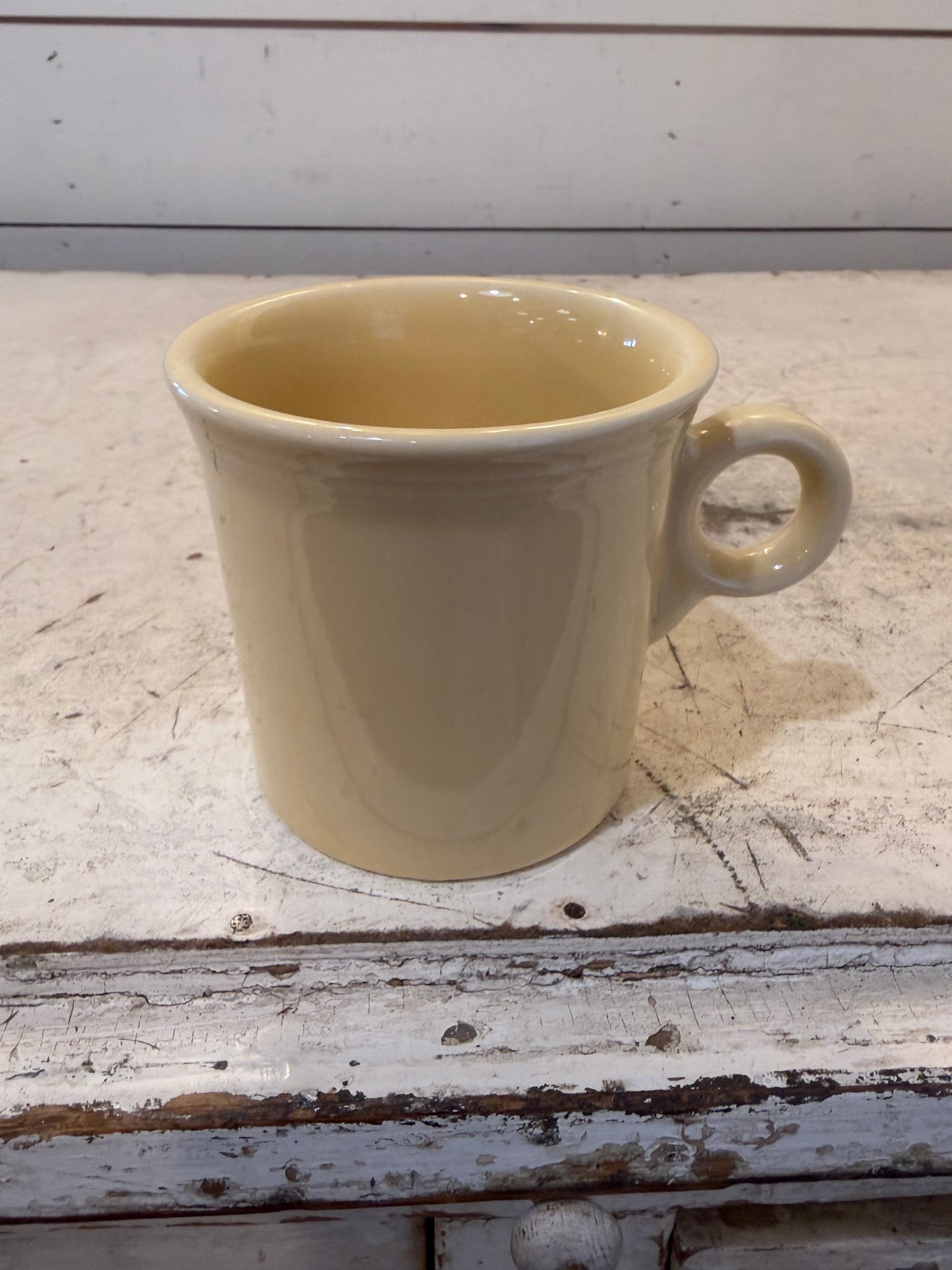 Ivory Yellow Fiesta Mug
