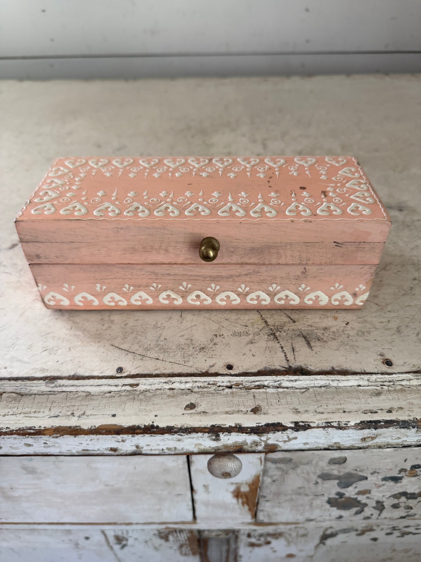 Pink wood box will get makeover