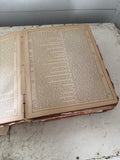 Five pages of 19th century Bible picked at random