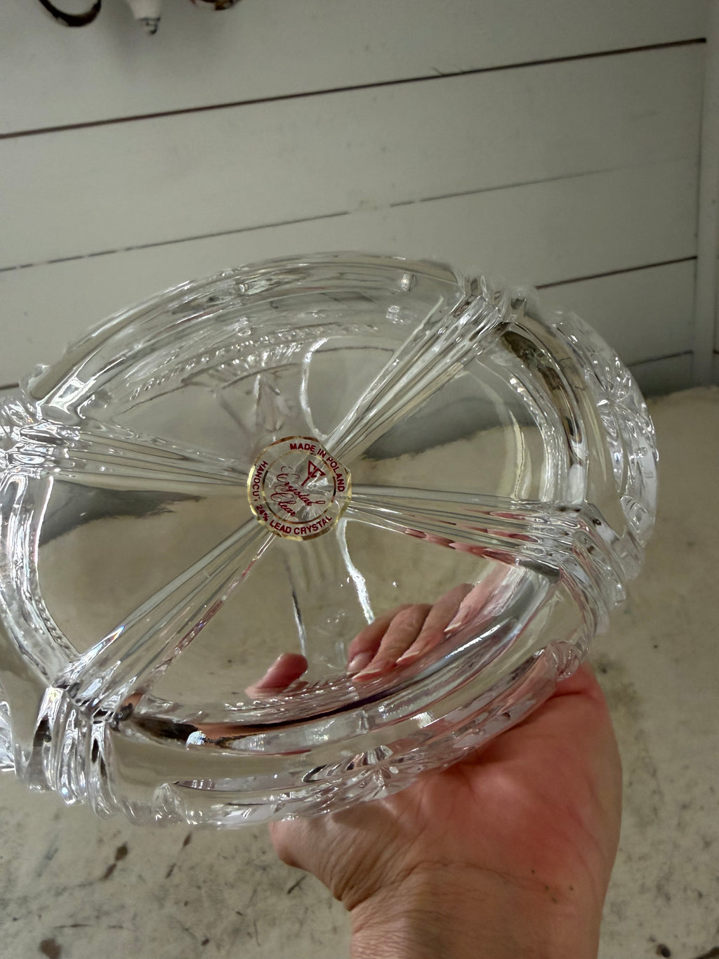 Lead Crystal basket
