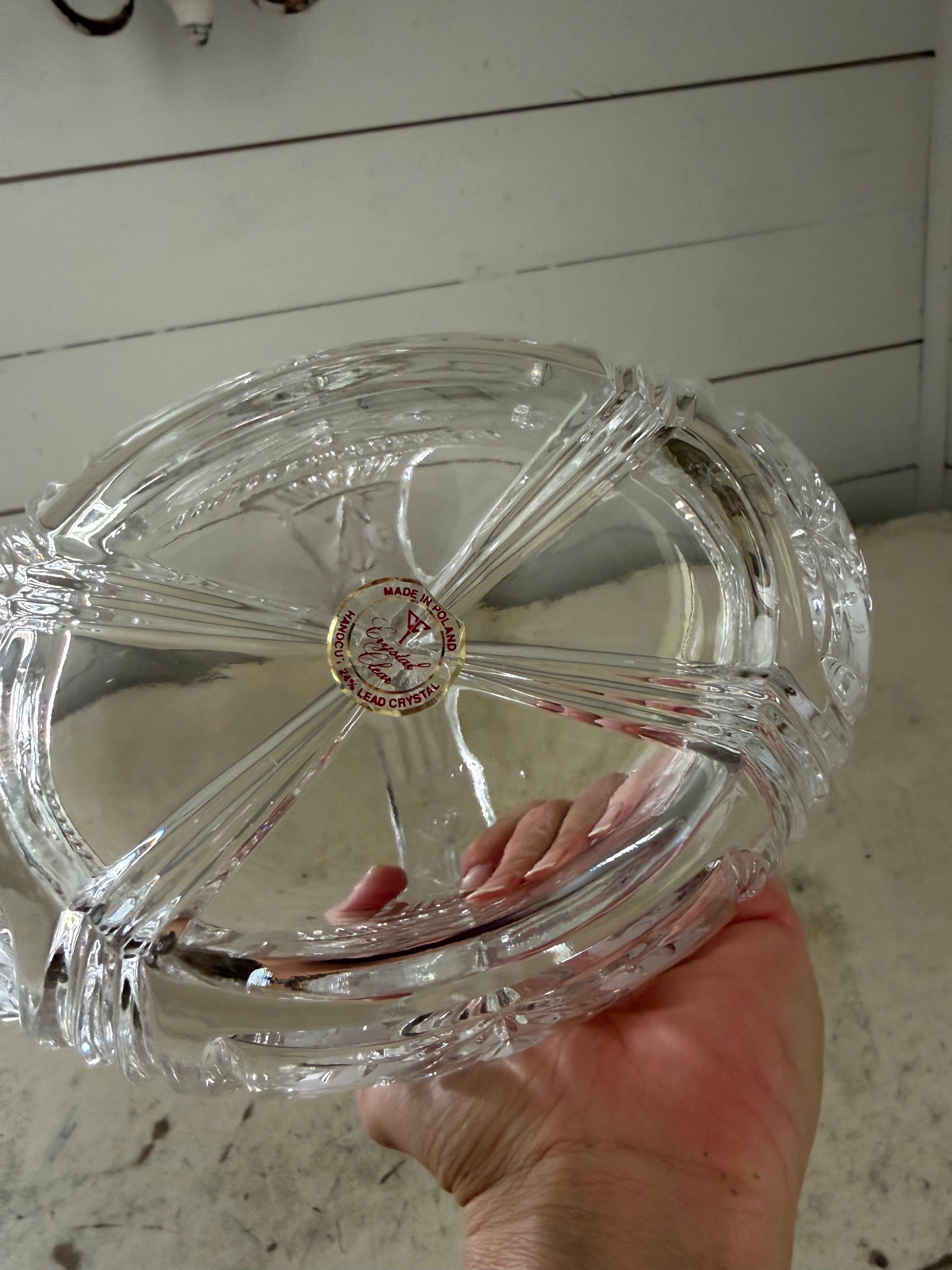 Lead Crystal basket
