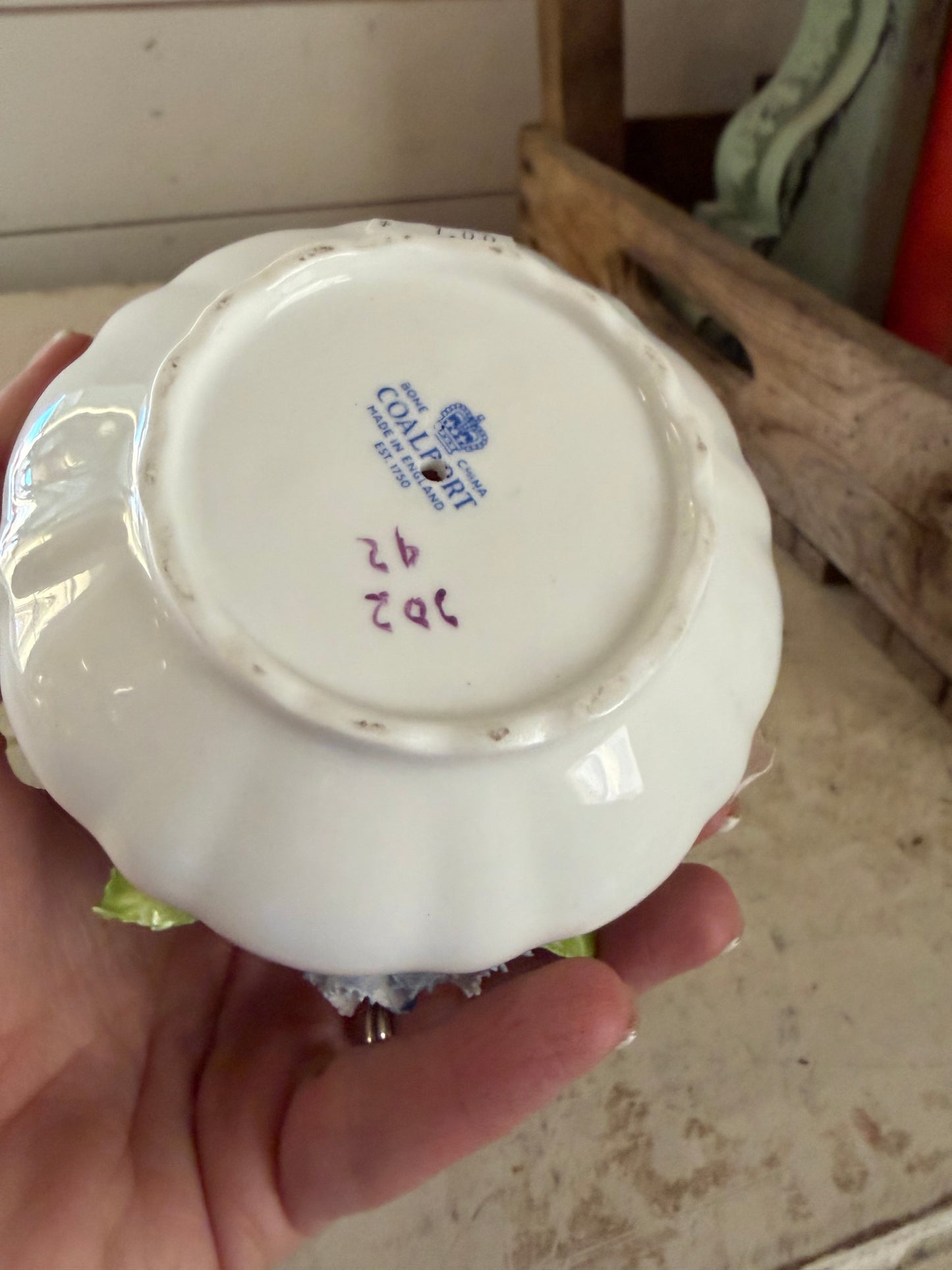 Vintage Coalport Bone China Flower Bowl