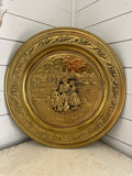 20” Vintage Brass Platter