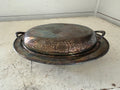 Silver Plated Server with embossed design lid