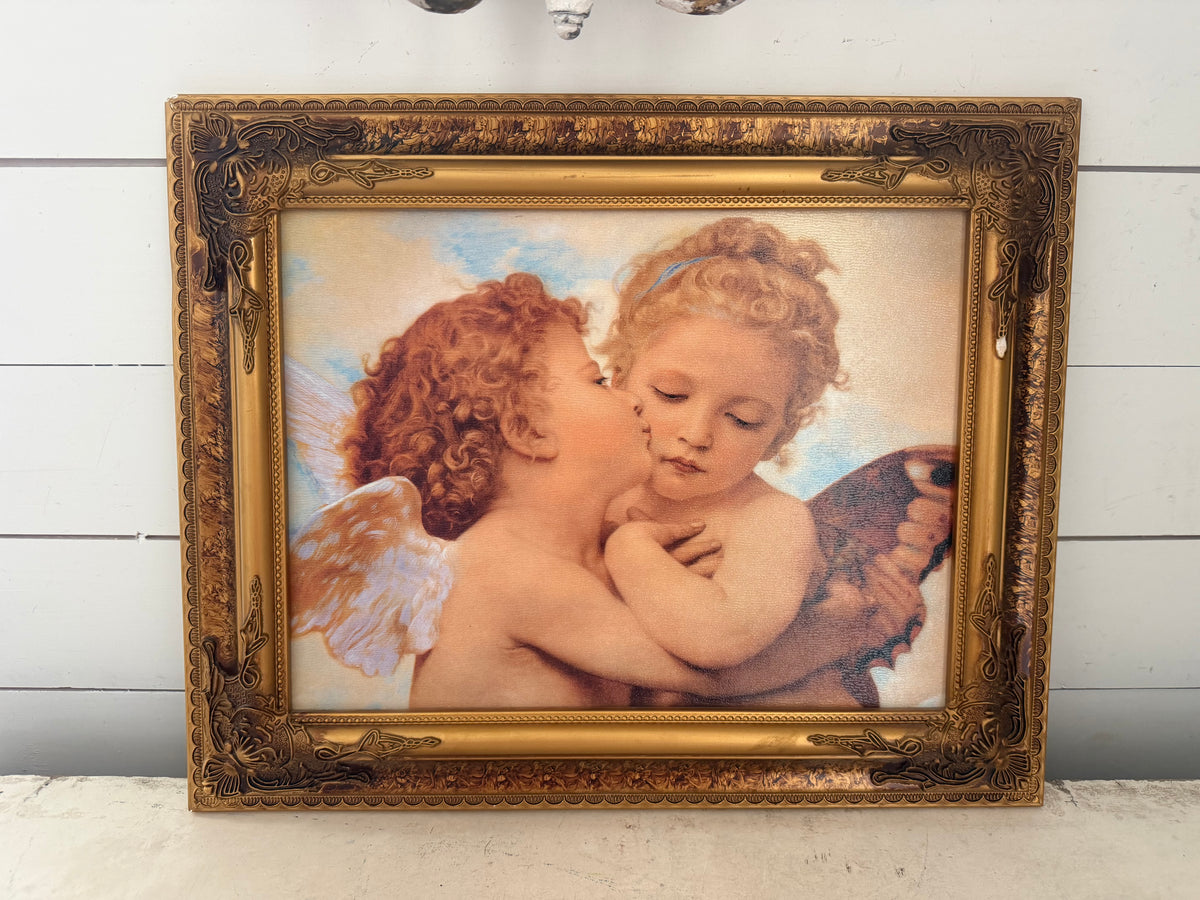 Frame will get painted and botanical print