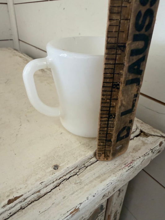 Anchor Hocking Oven Proof Milk Glass Coffee Cup