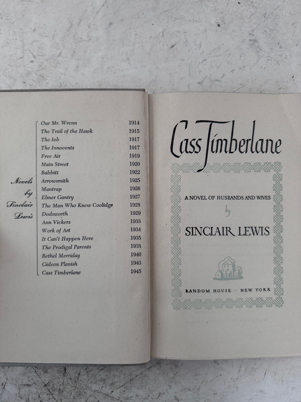 Cass Timberlane - 1945 - Book