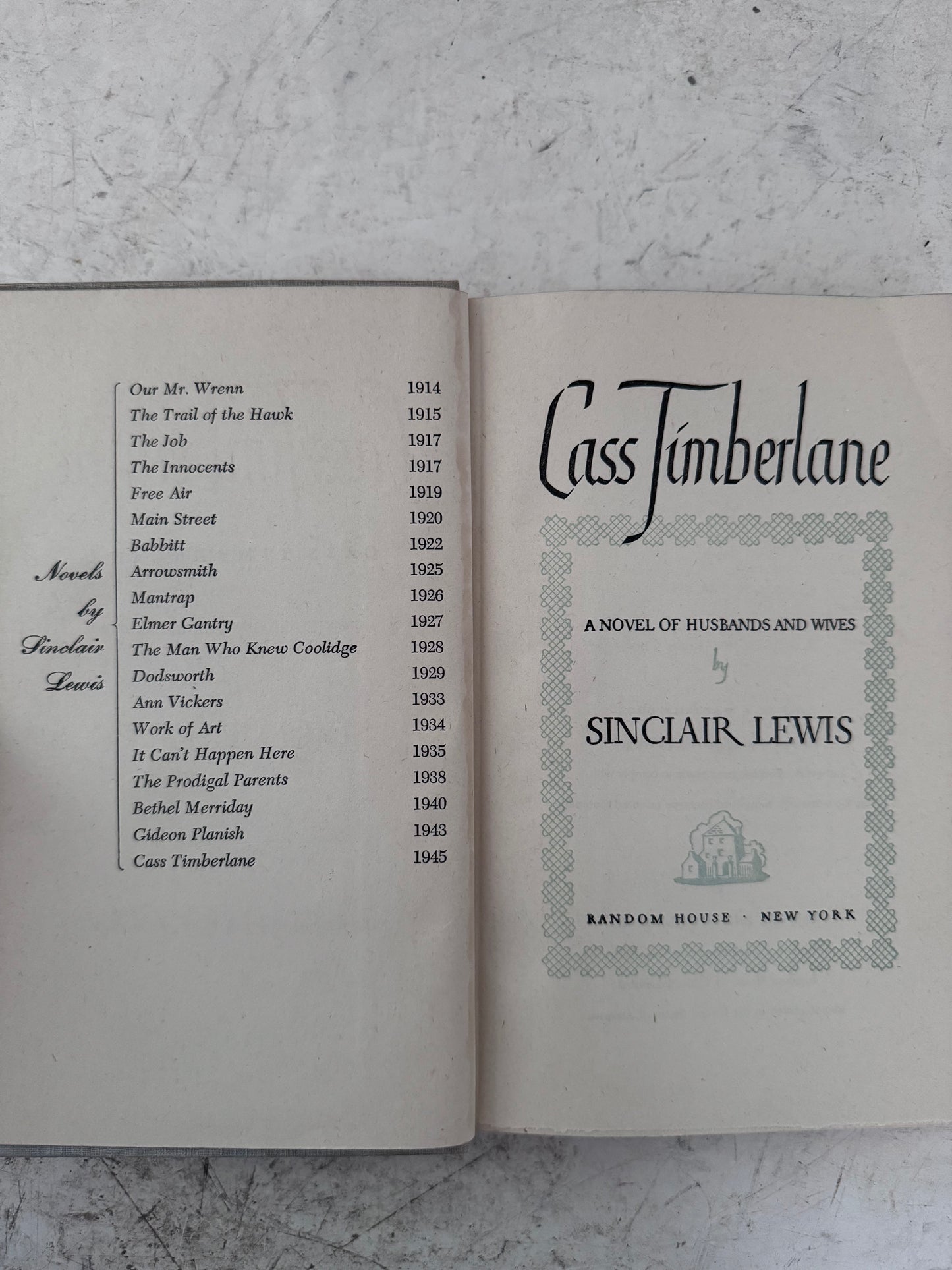 Cass Timberlane - 1945 - Book