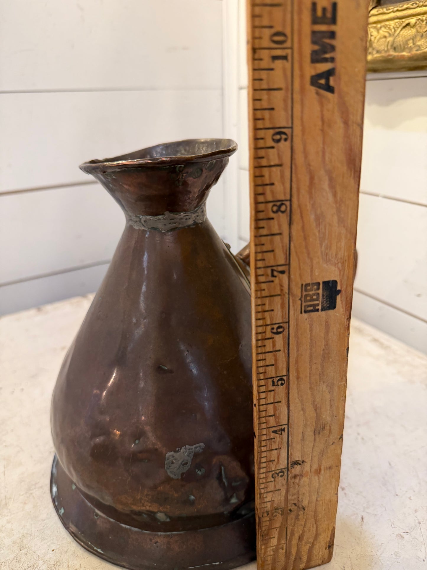 MAntique haystack, copper pitcher, 1/2 gallon size sold individually