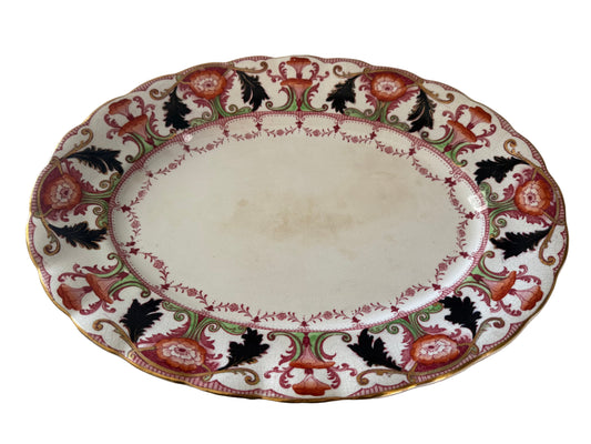 Antique Royal Semi Porcelain" from Wedgwood & Co. Ltd. The specific pattern is "Arabian." platter - as is see back
