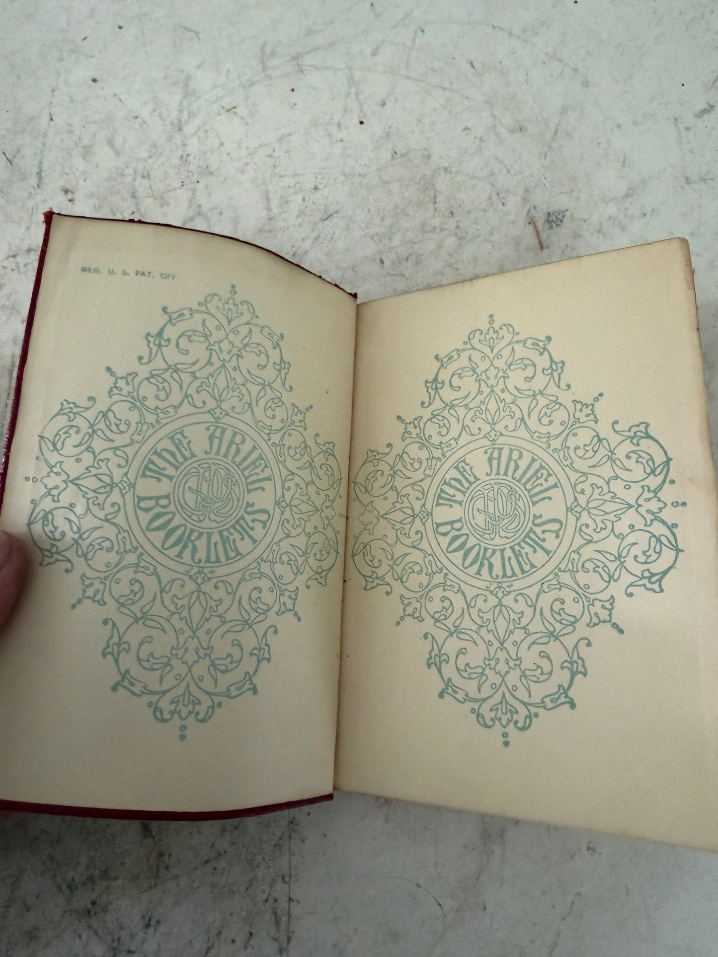 Set of Three Shakespear Antique Red Books