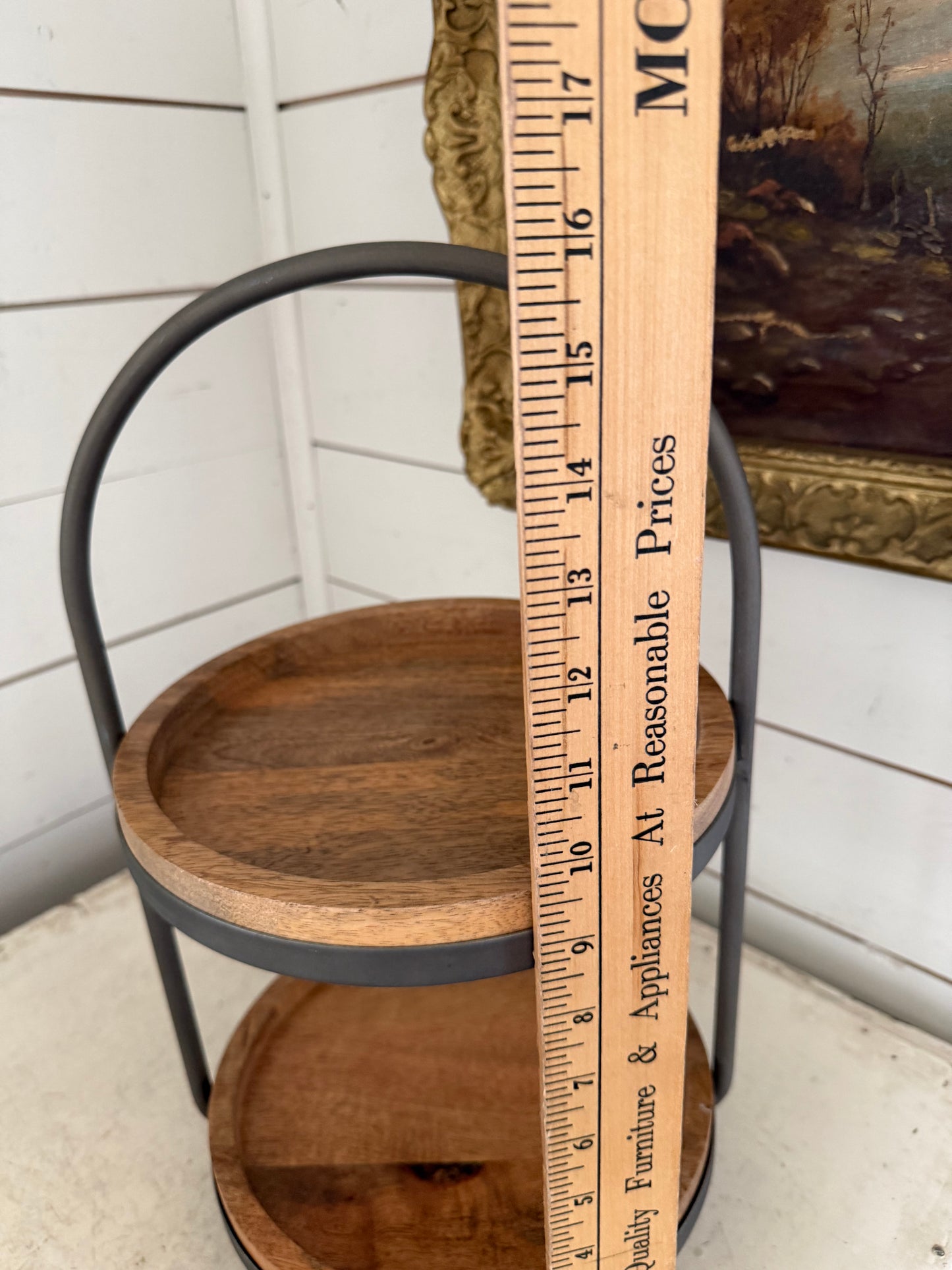 Two tier tray will get makeover