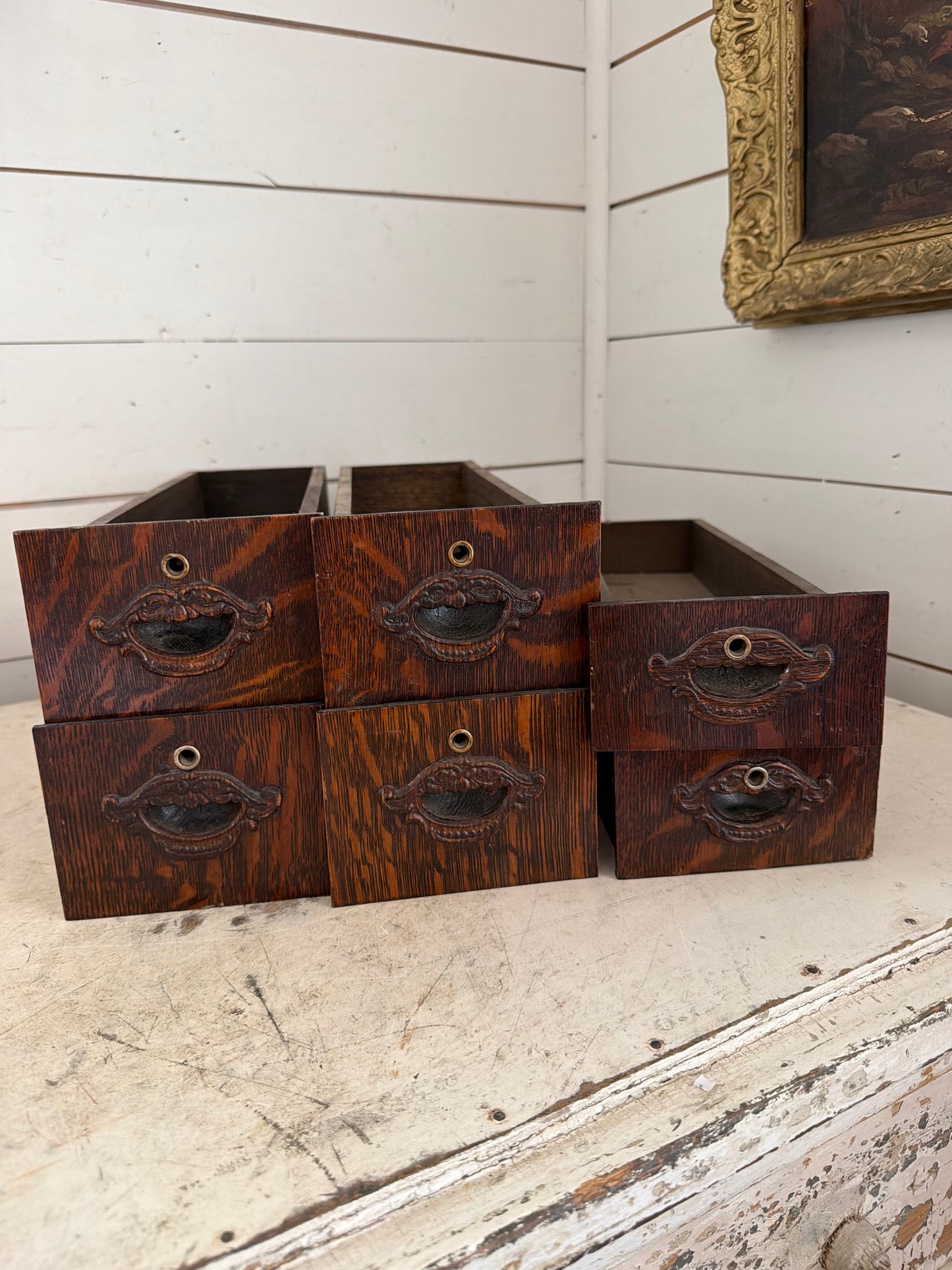 Vintage Wooden Sewing Drawer - Sold individually