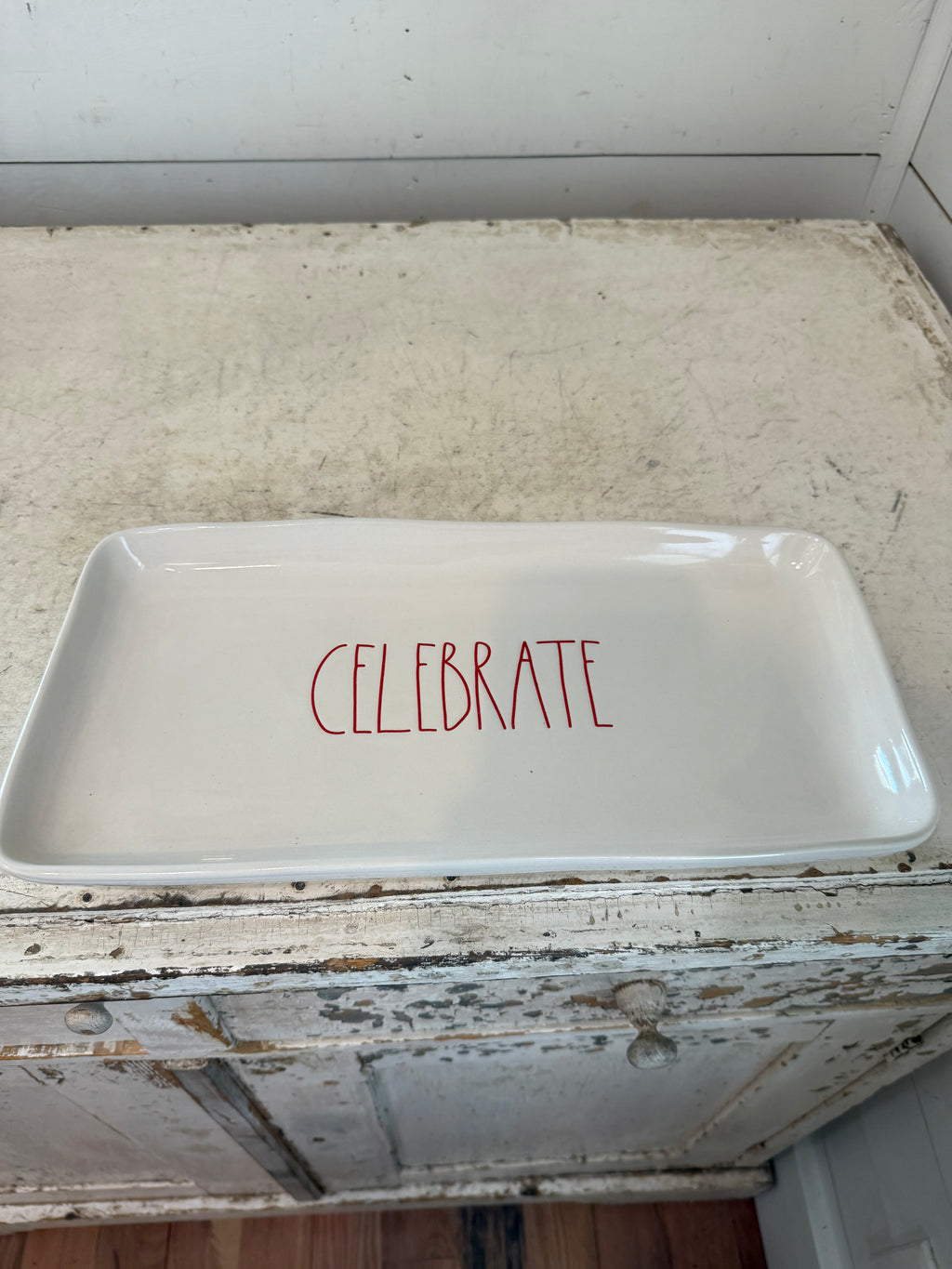 Rae Dunn Celebrate Platter