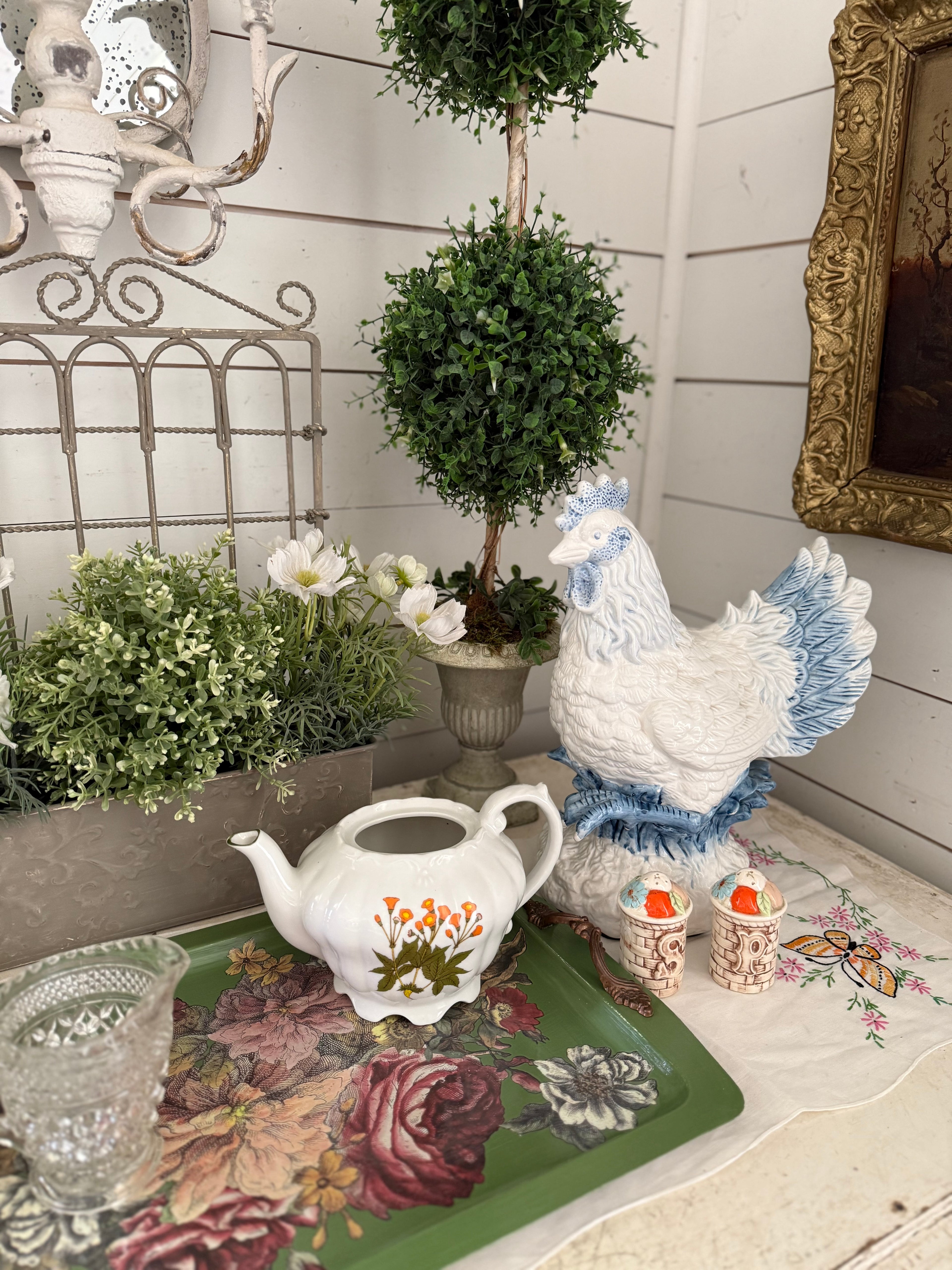 Cottage Styled Vignette as Seen on youtube - sold individually