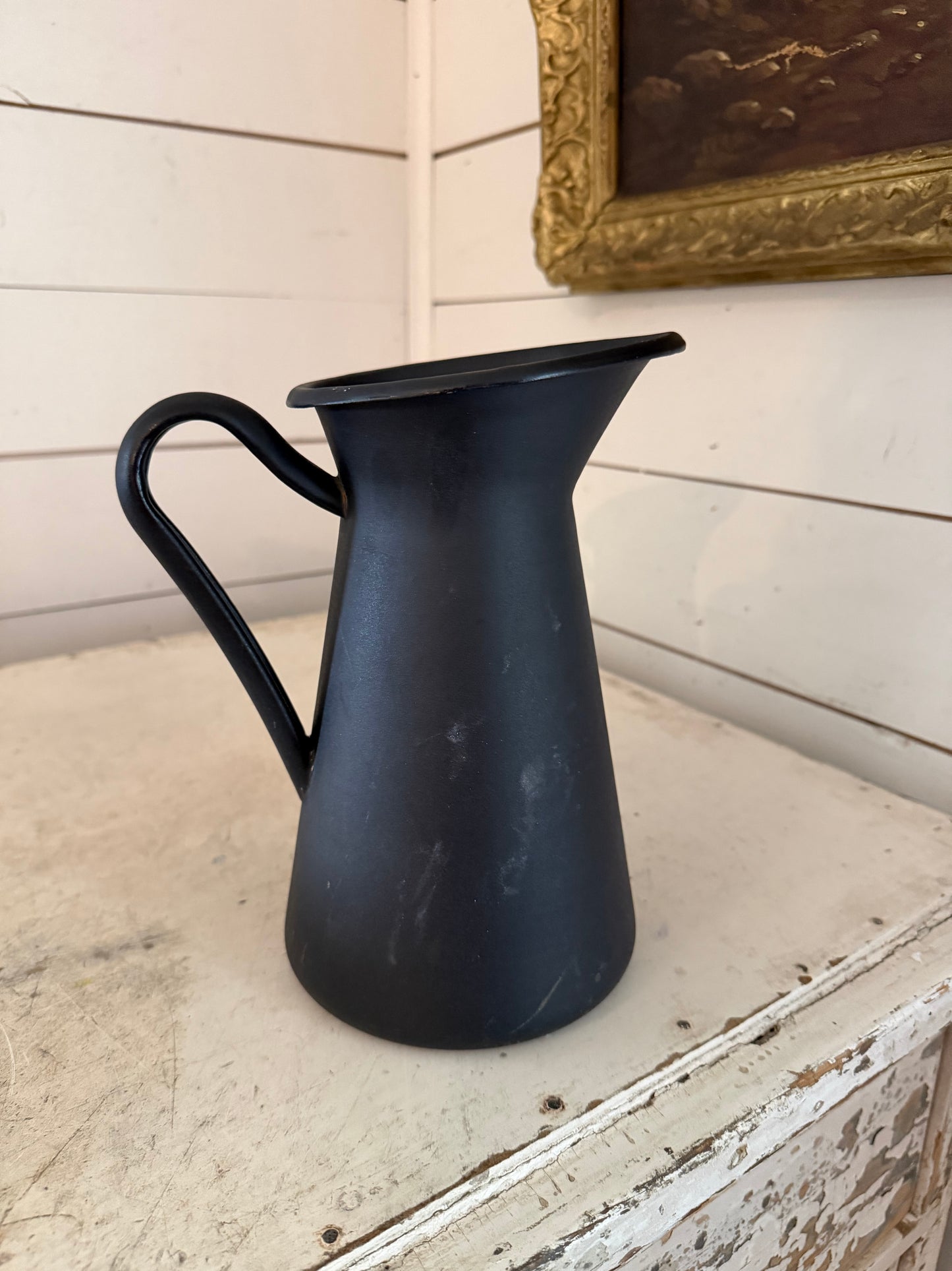 Black metal pitcher will get makeover