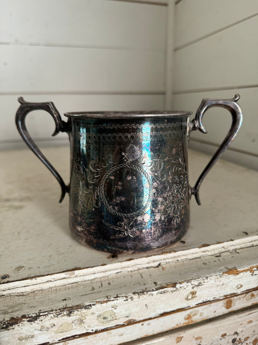 Antique Silverplate Cup with handles