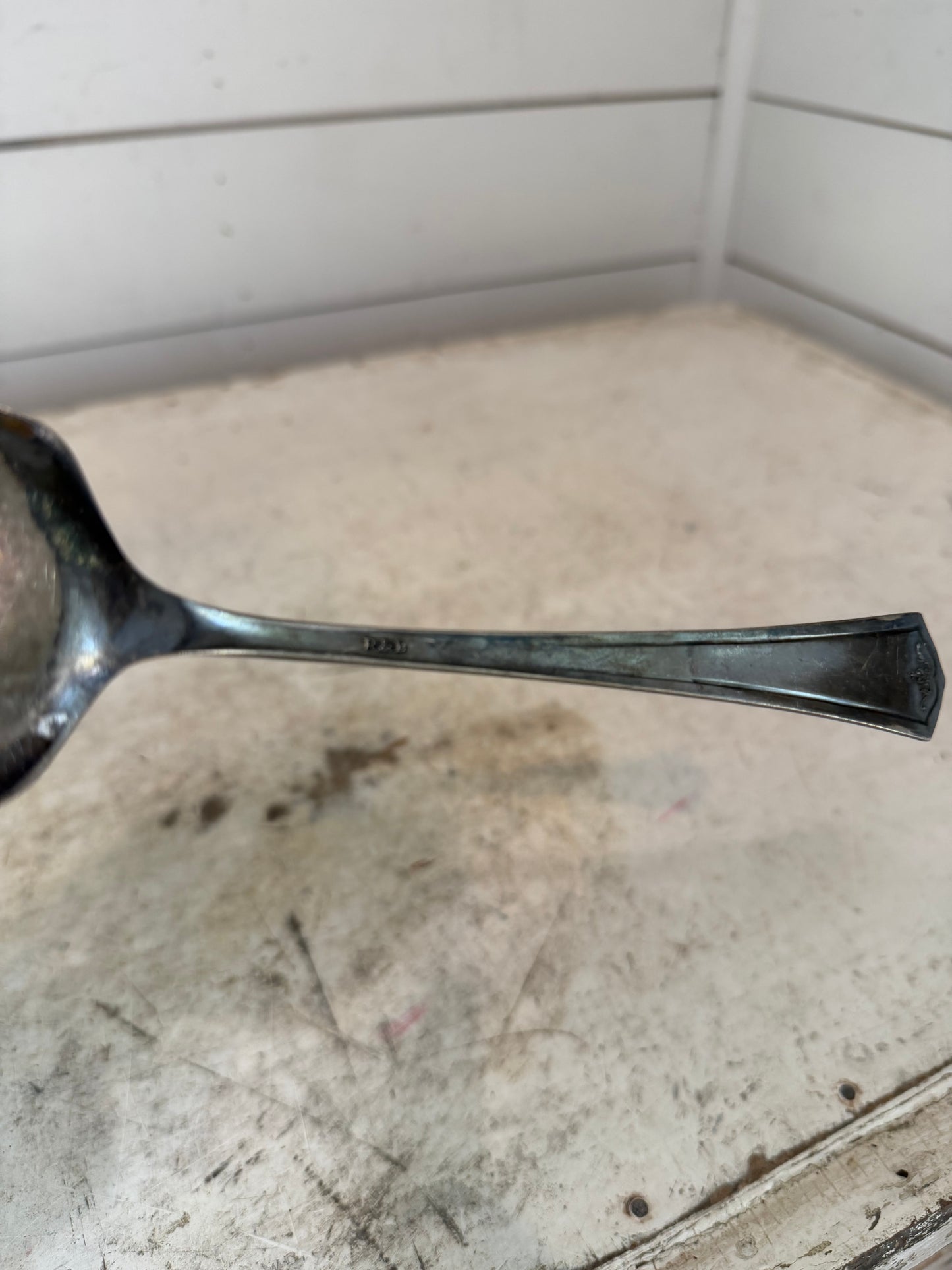 Silver plate serving spoon sold individually