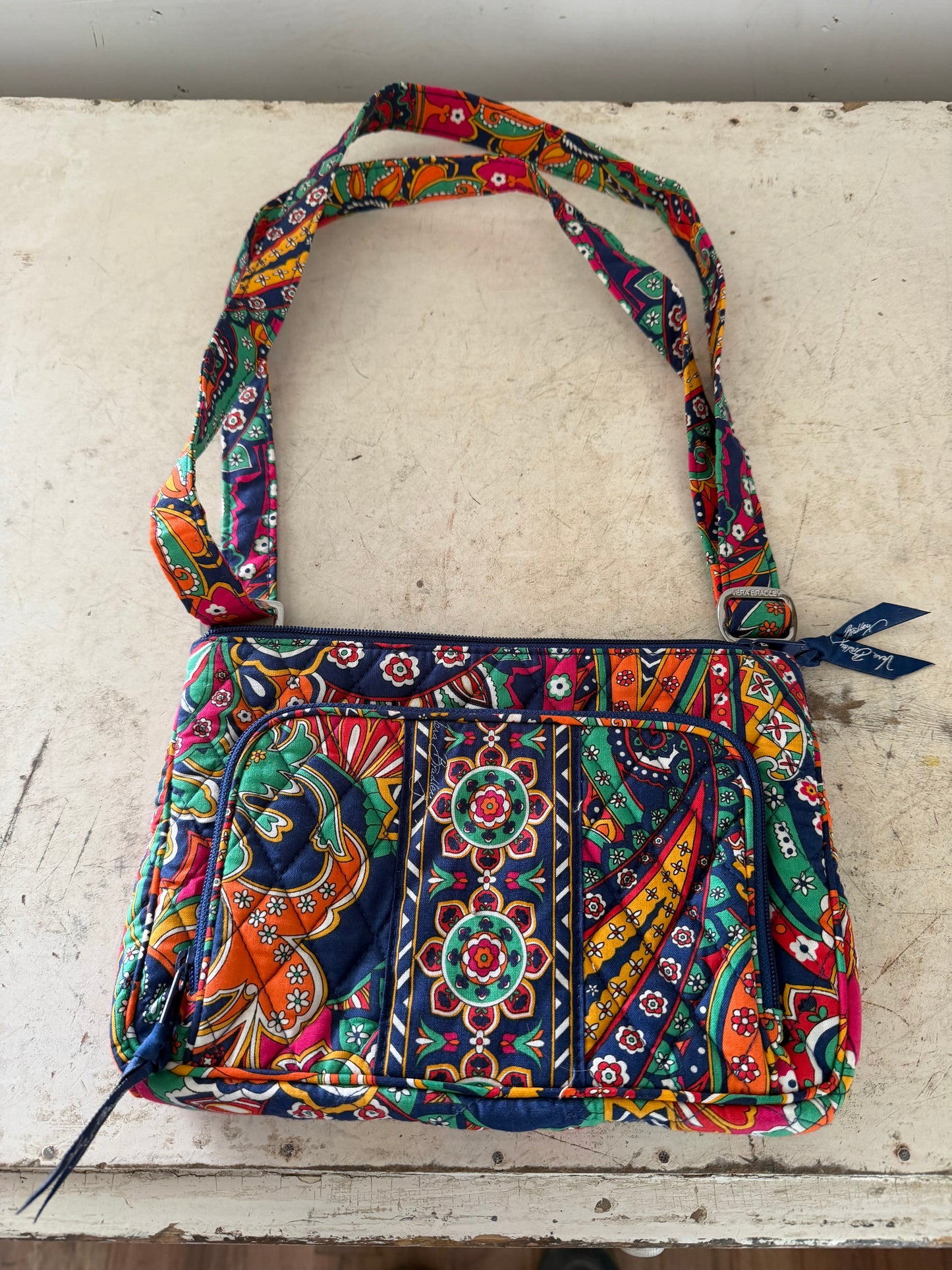 Vera Bradley Crossbody Bag  Venetian Paisley