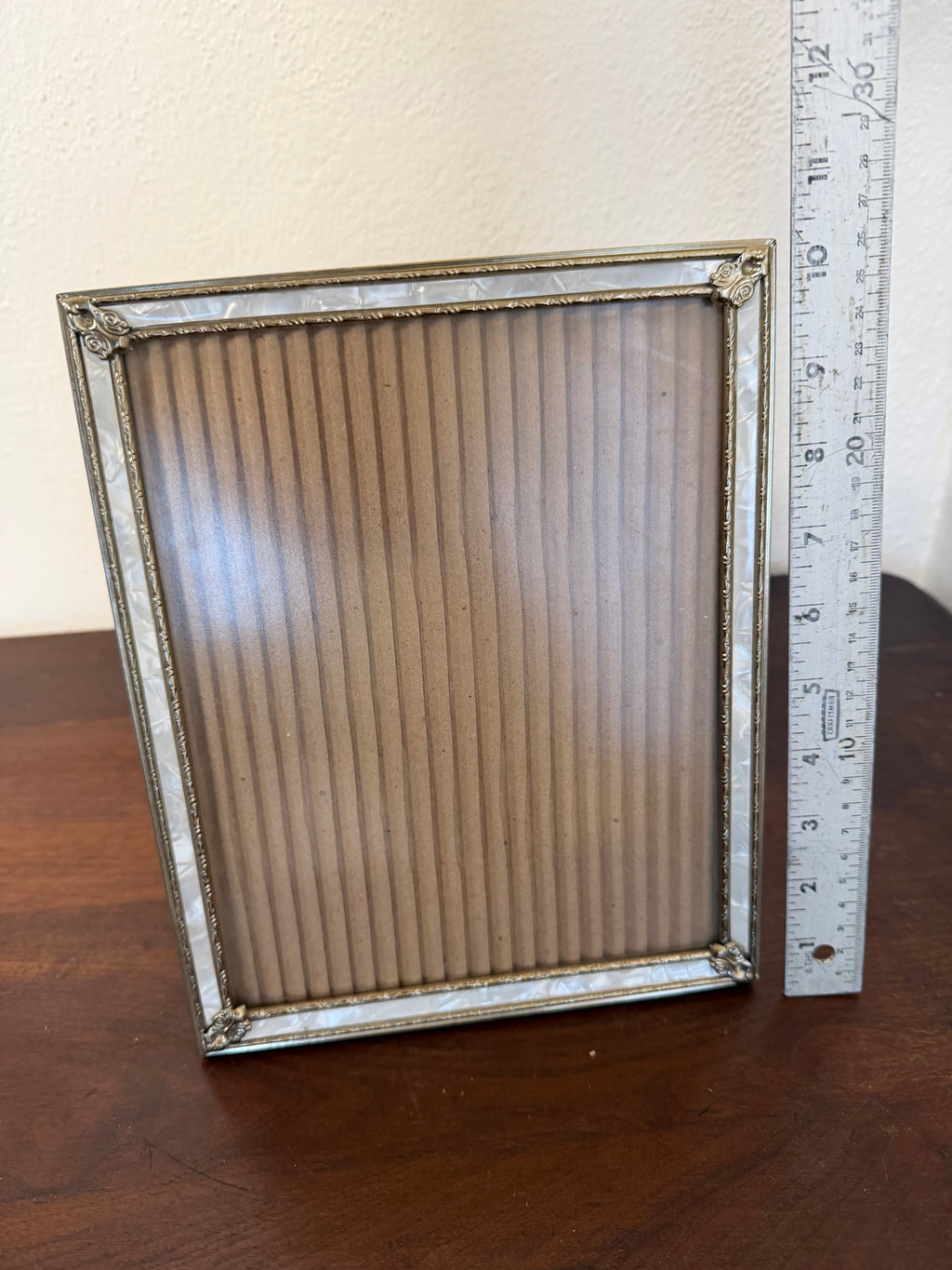 Vintage Gold Toned Frame - Will Get Art Print