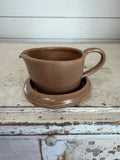 Pottery Studio custom made gravy boat and saucer