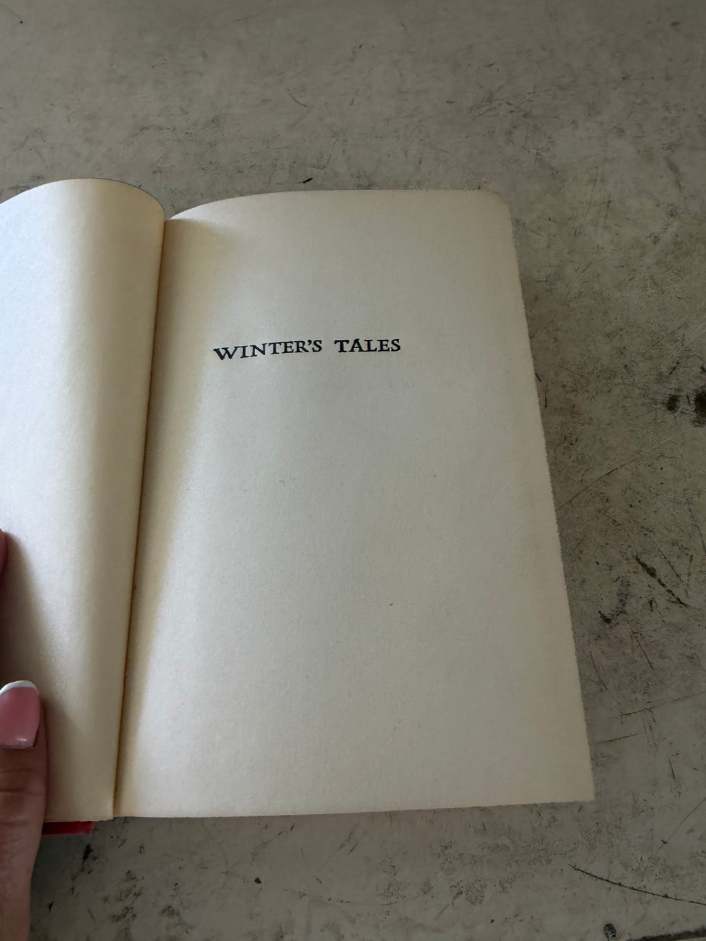 Winter's Tales by Isak Dinesen, published by Random House