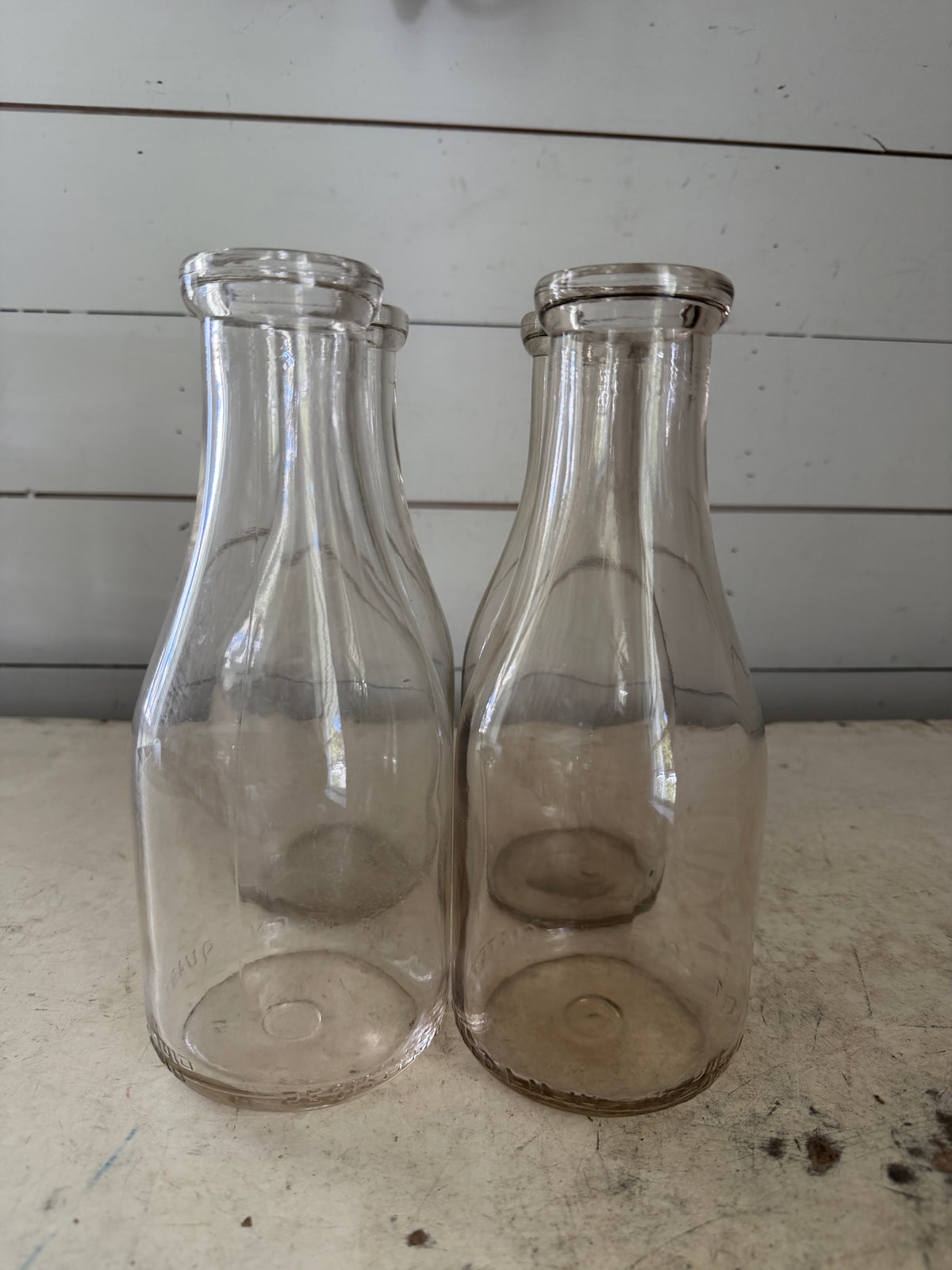 Vintage Quart dairy bottle sold individually