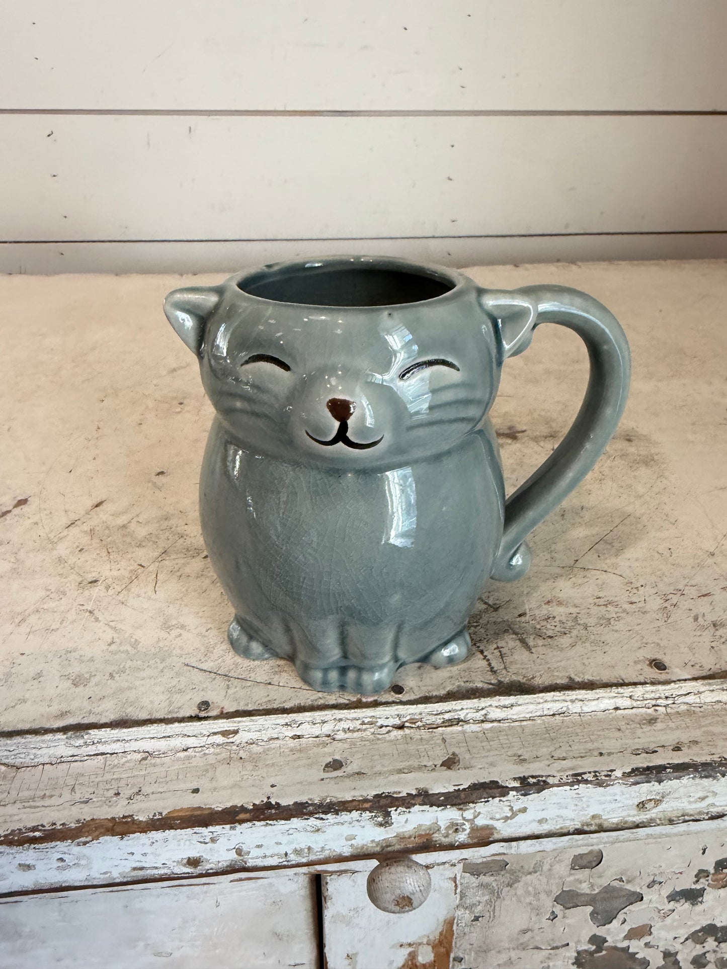 Pier 1 Cat Mug