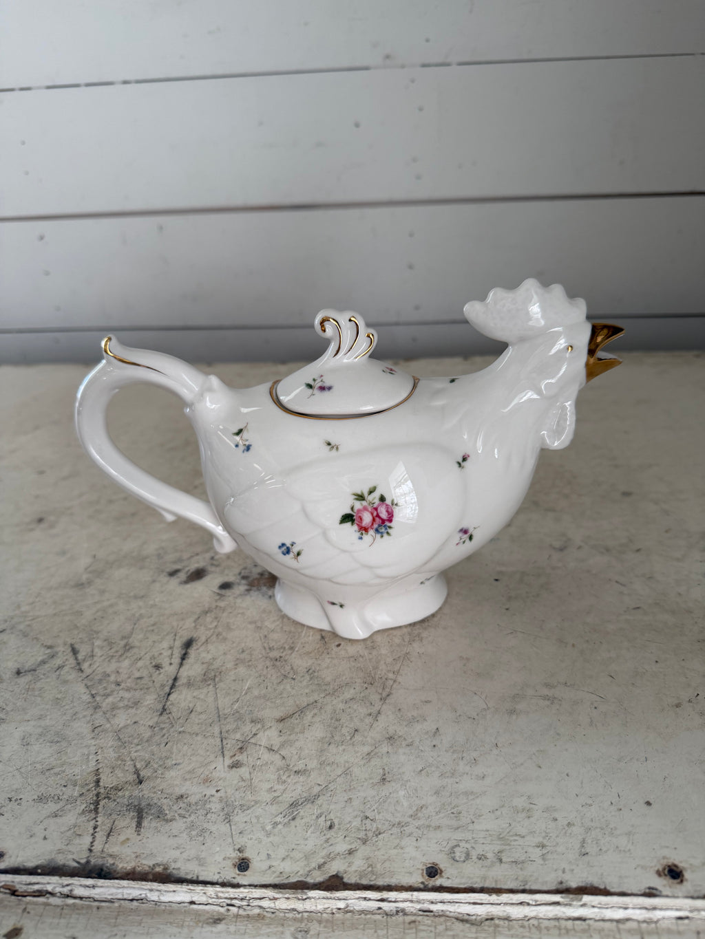 Grace’s Teaware Rooster 24oz Porcelain Tea Pot