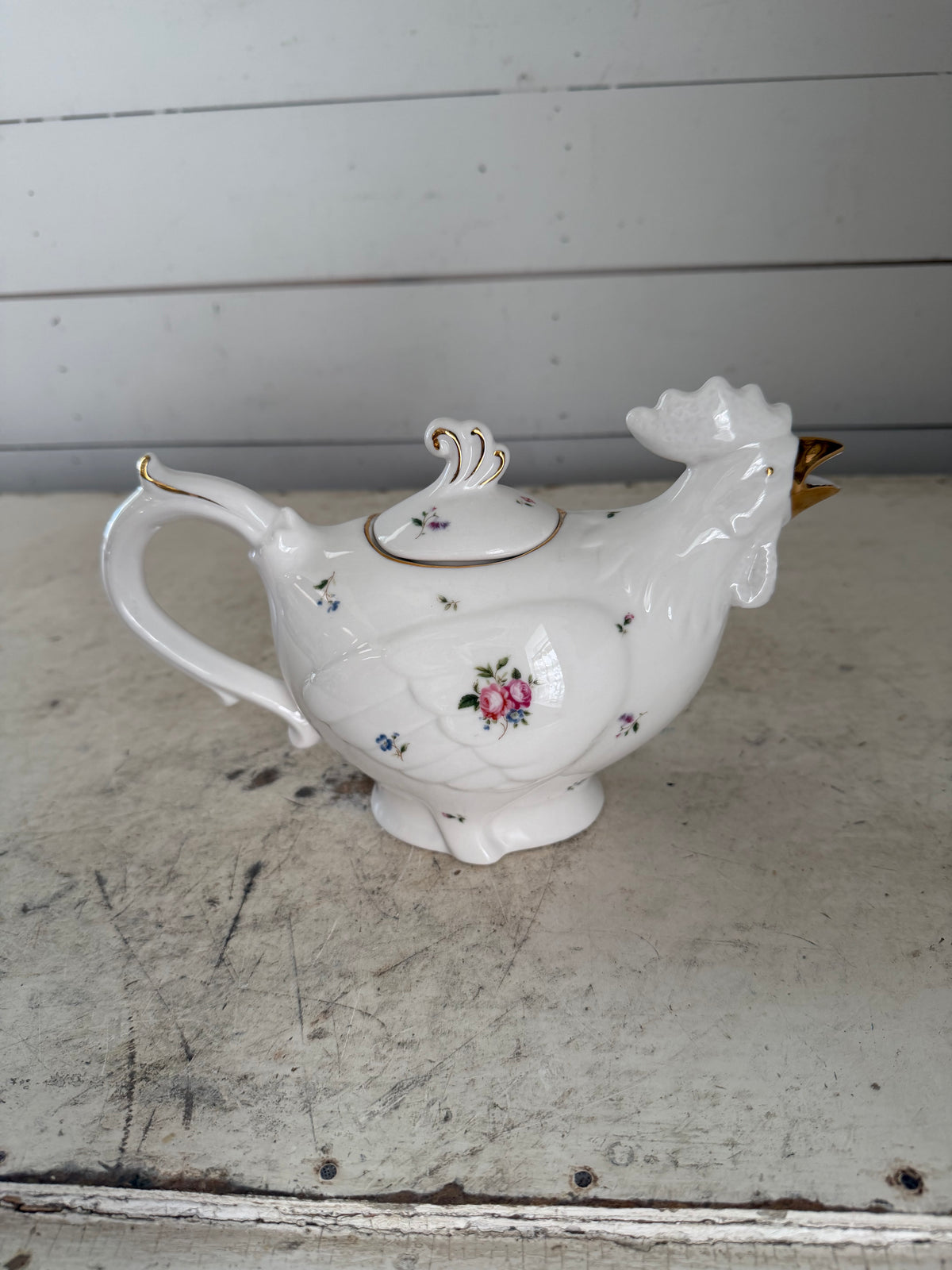 Grace’s Teaware Rooster 24oz Porcelain Tea Pot