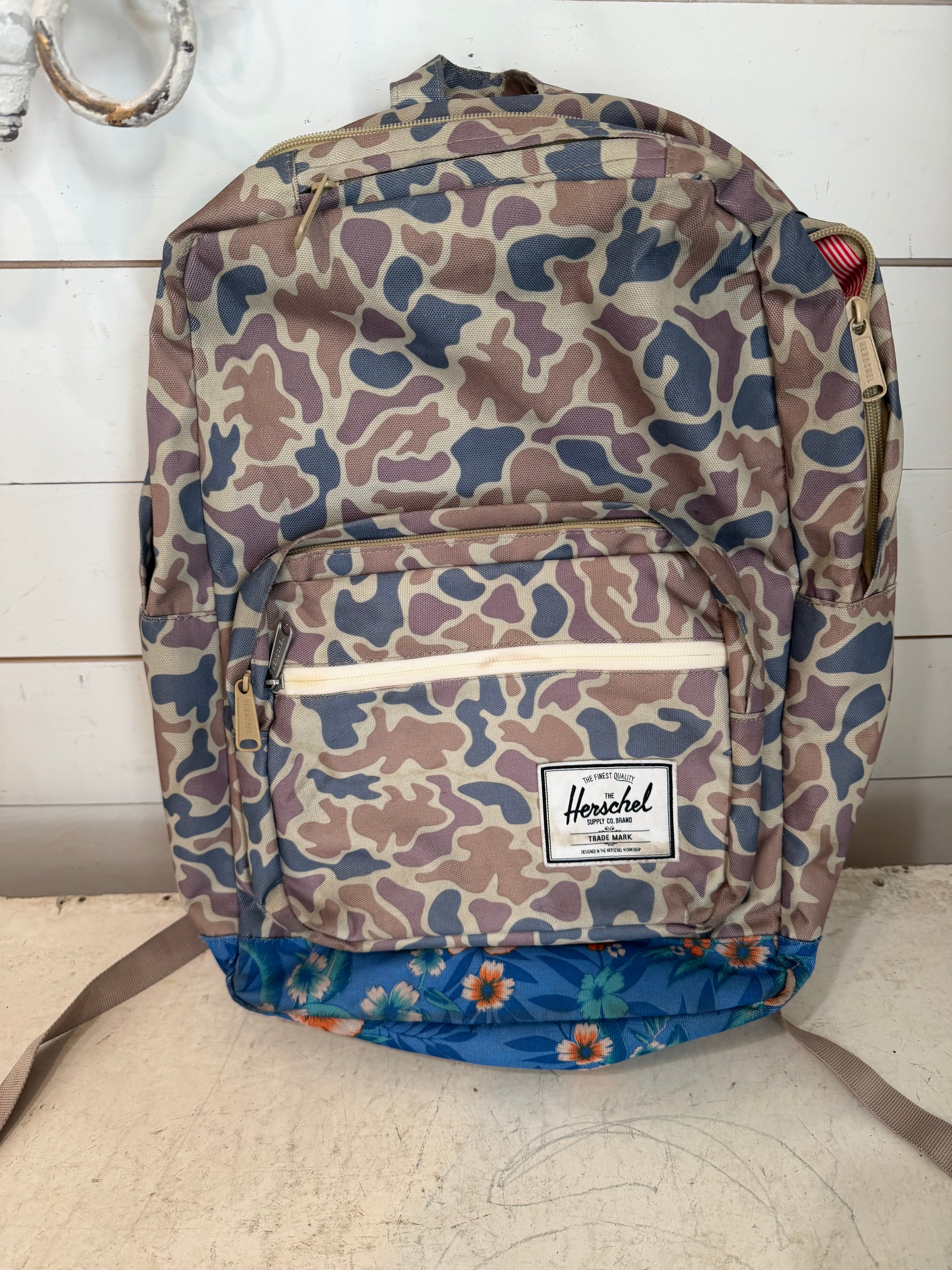 Herschel Supply Co. Duck Camo/Paradise Pop Quiz Backpack