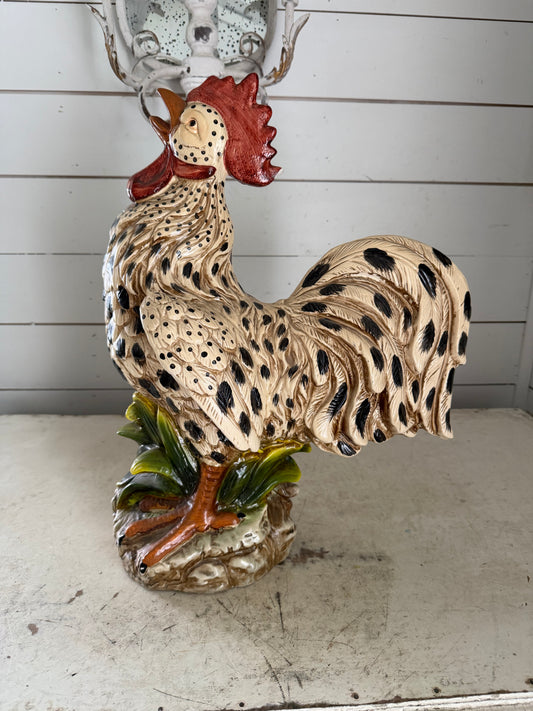 Large Ceramic Rooster Will Get Makeover