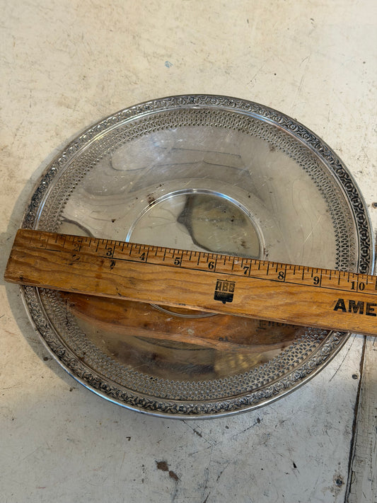 Vintage Reed & Barton Silver Platter - Will Get Makeover