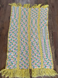 Baby Afghan Yellow Fringe