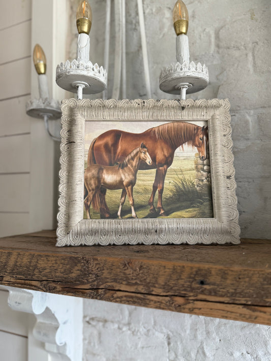 Framed Horse Print 8x10