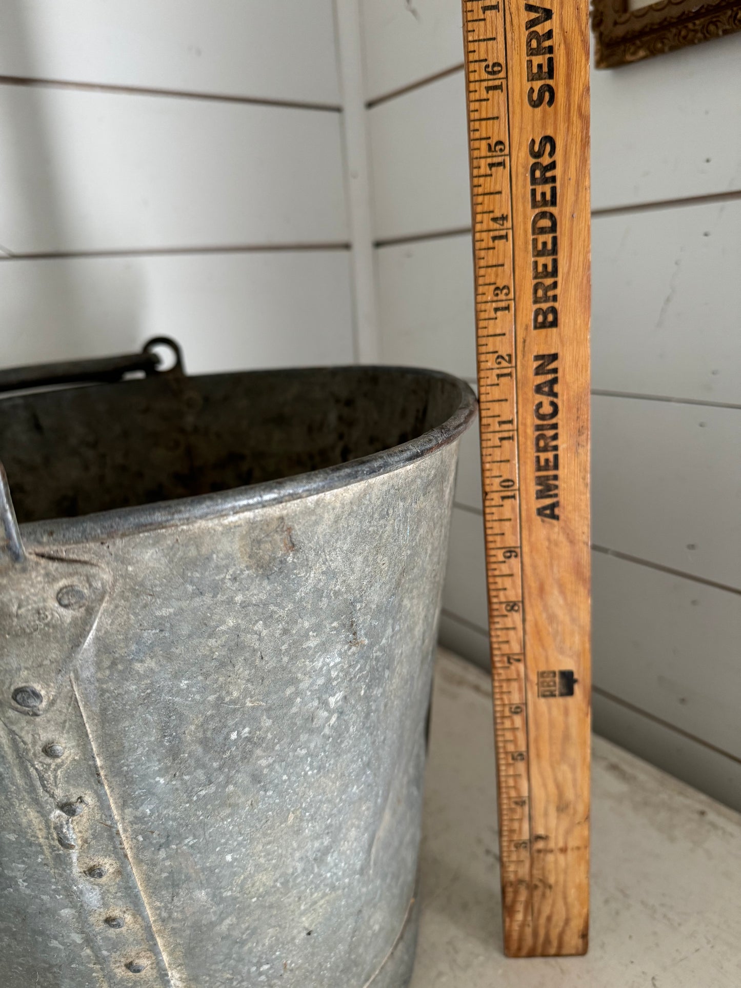 Antique Iron Bucket