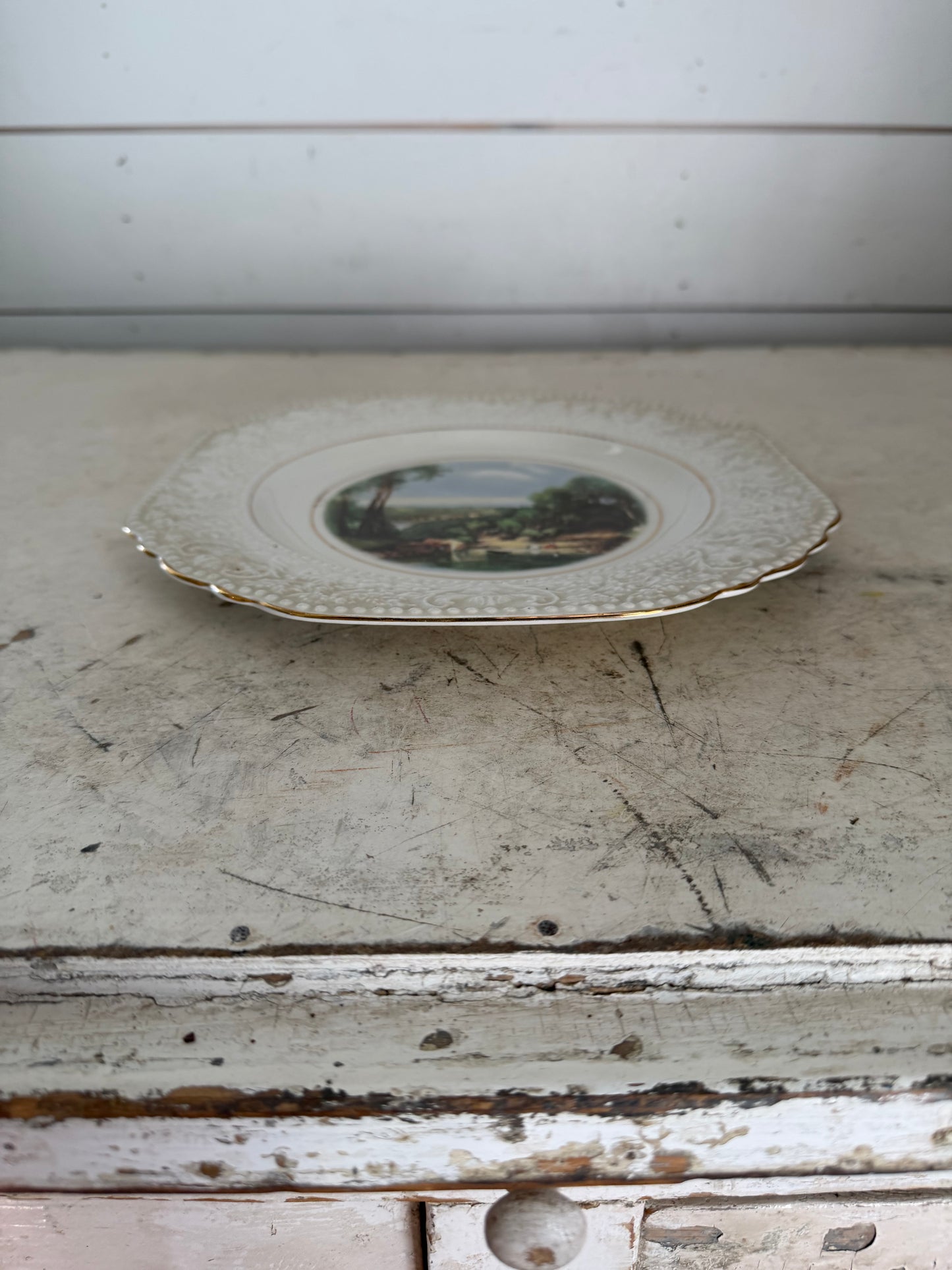 Vintage Lord Nelson Ware porcelain cabinet plate made in England
