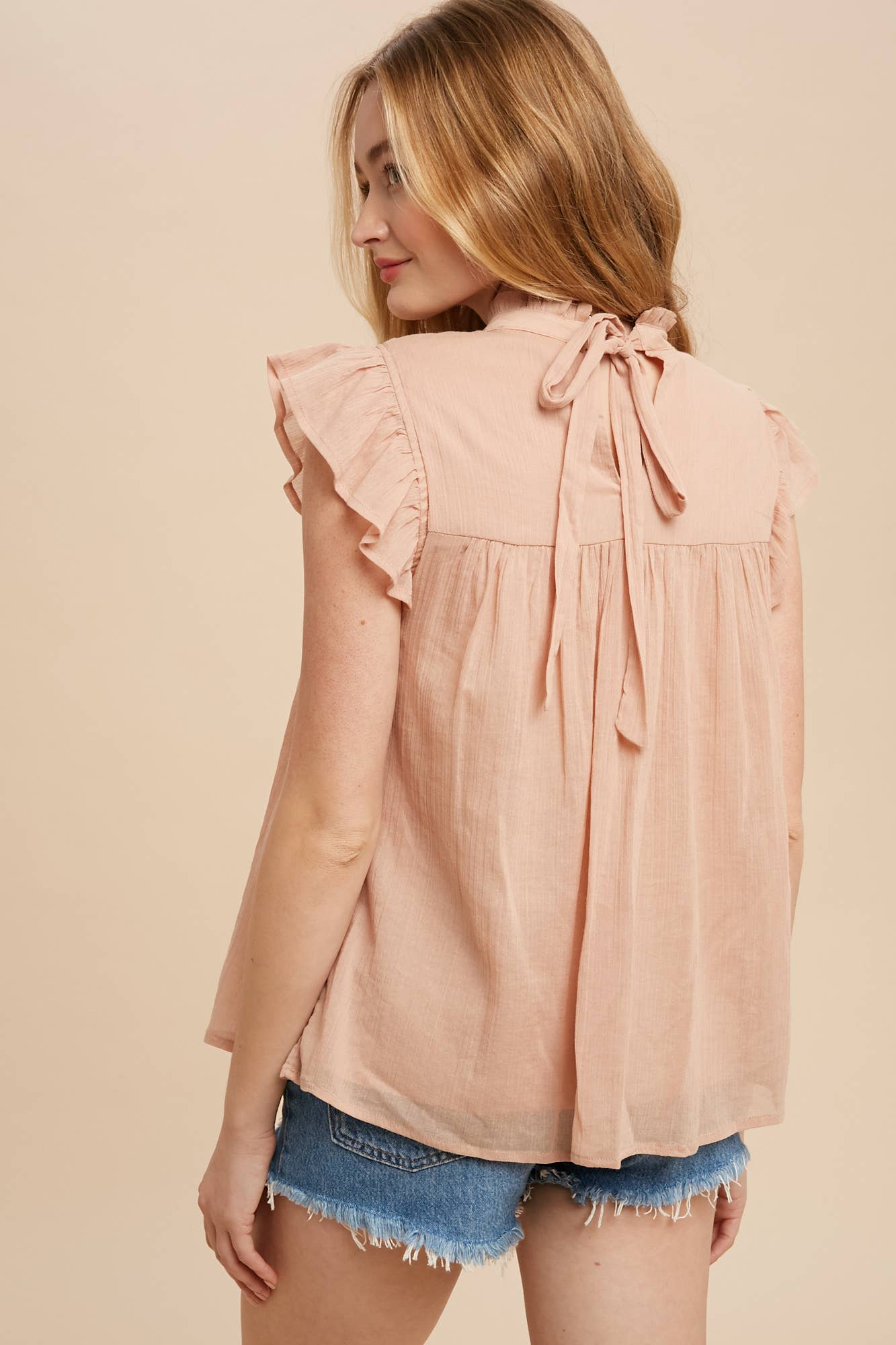 Flutter Sleeve Blouse