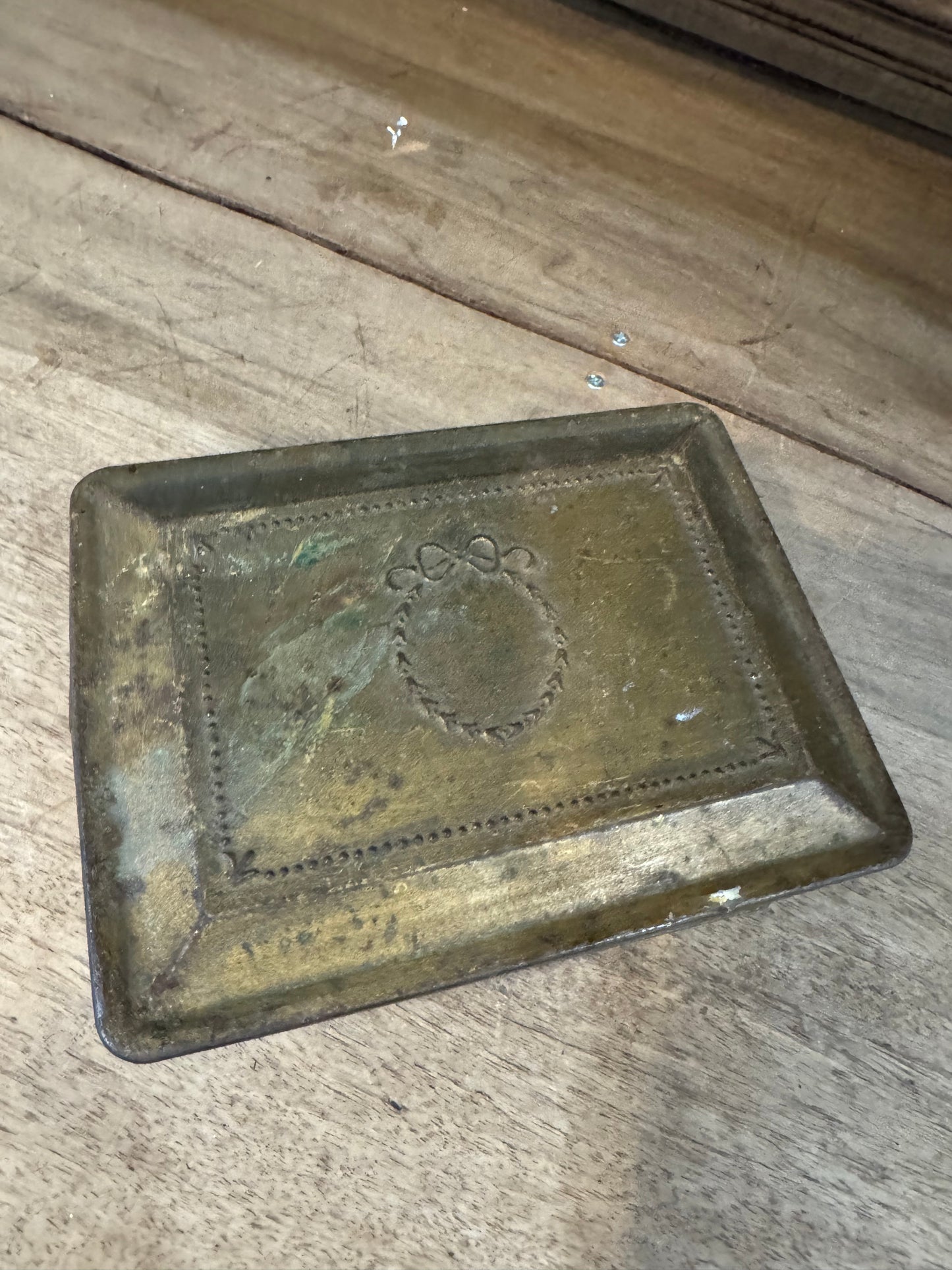 Antique Brass Tin early 1900’s