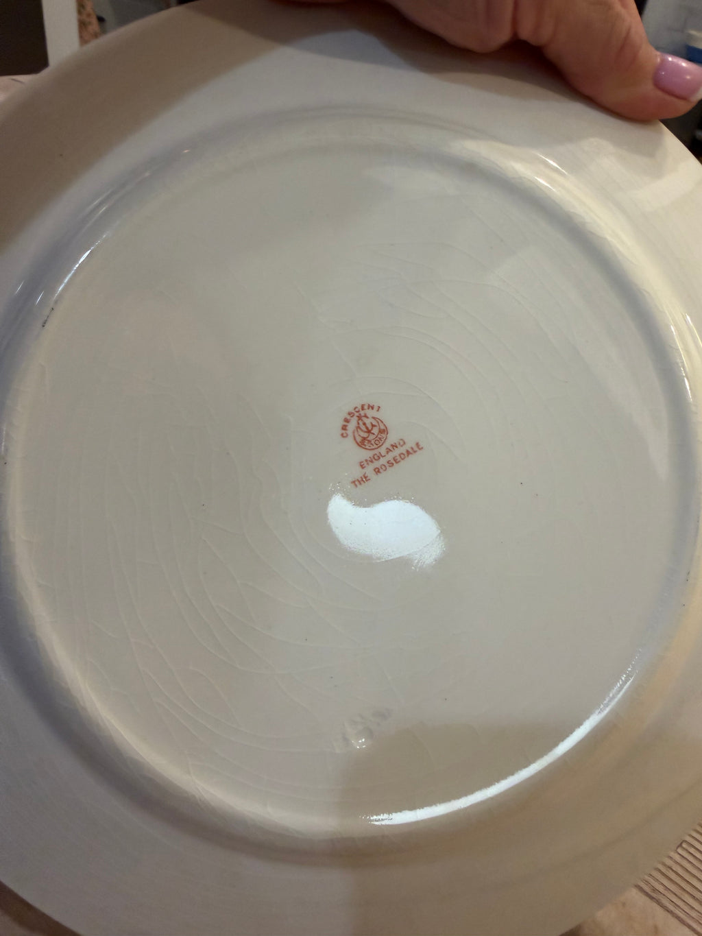 Minton Rose (Older, Smooth) Plates sold individually