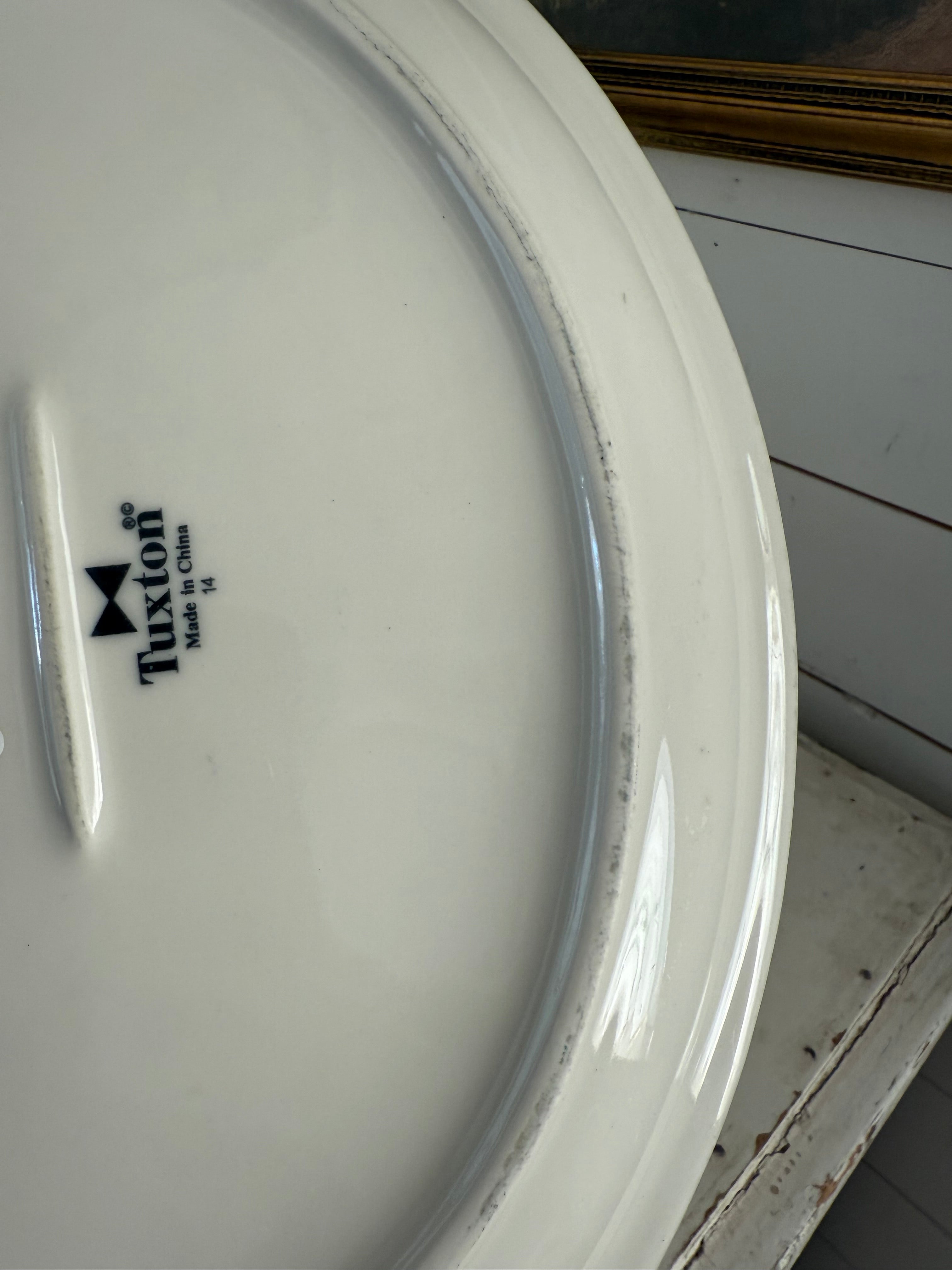 White Oval Platter Sold Individually