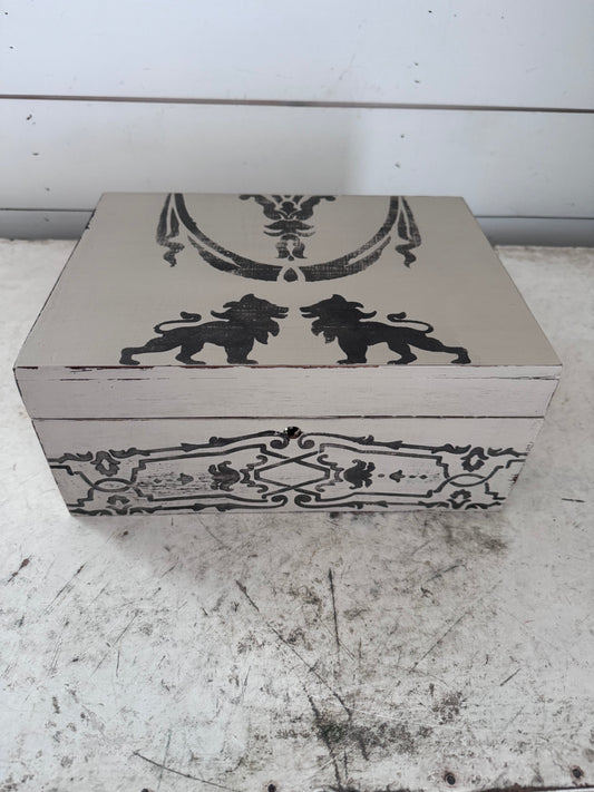 Hand Painted Wood Box