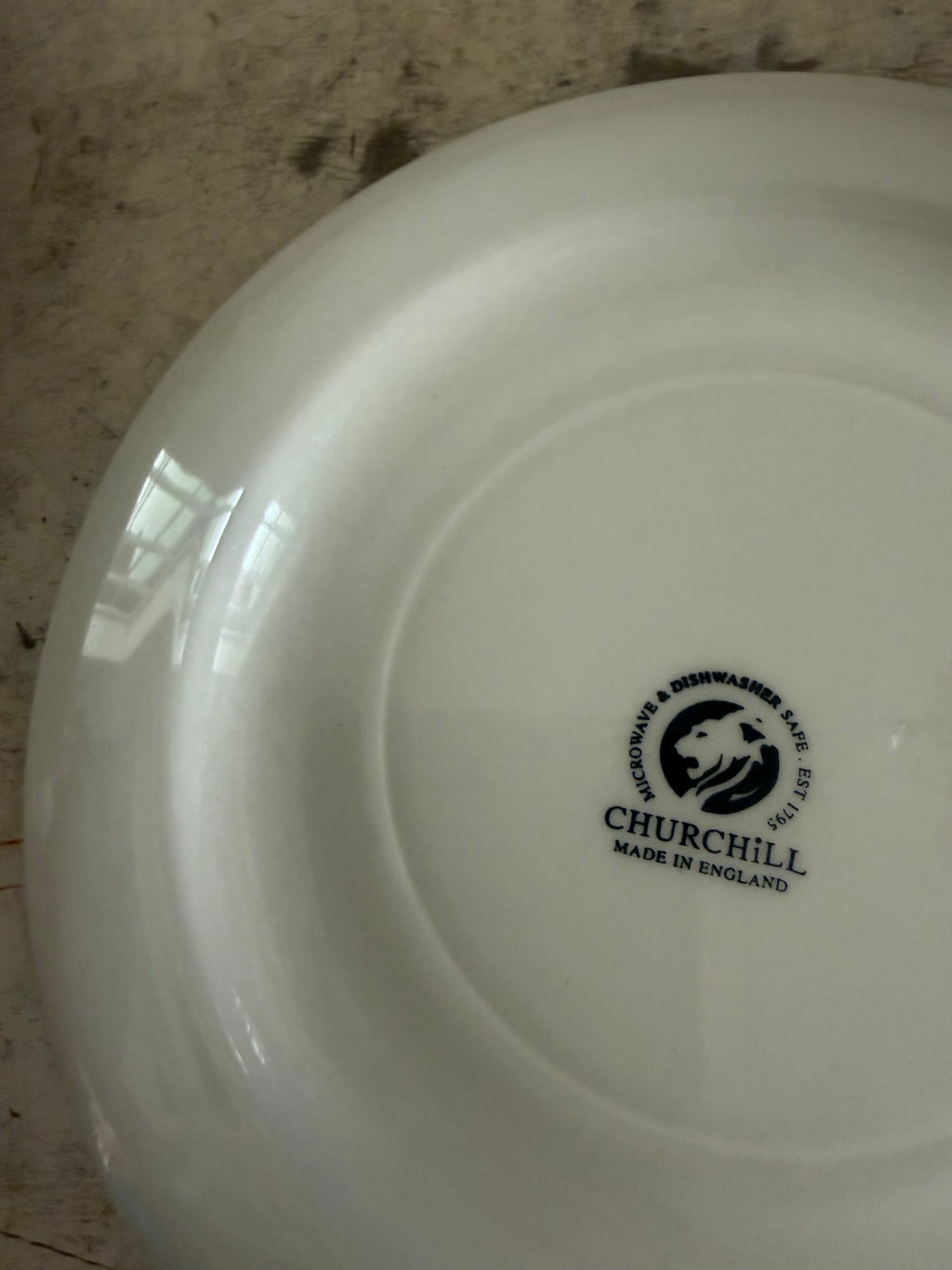 Churchill England Blue Willow Ware unmarked 8” plate Sold Individually Picked at Random