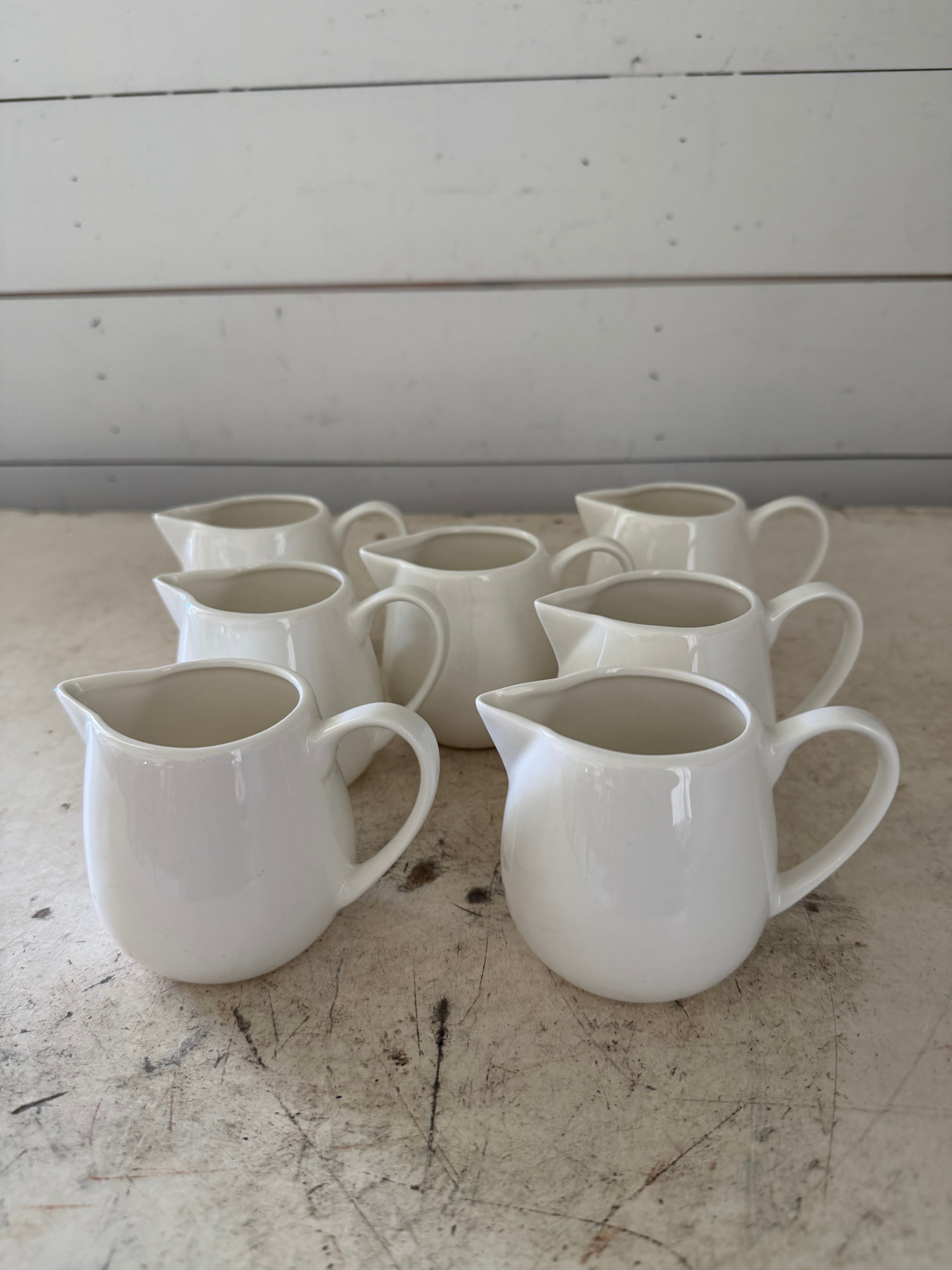 Small white creamer sold individually