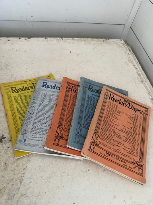 Vintage Lot of Readers Digest Magazines